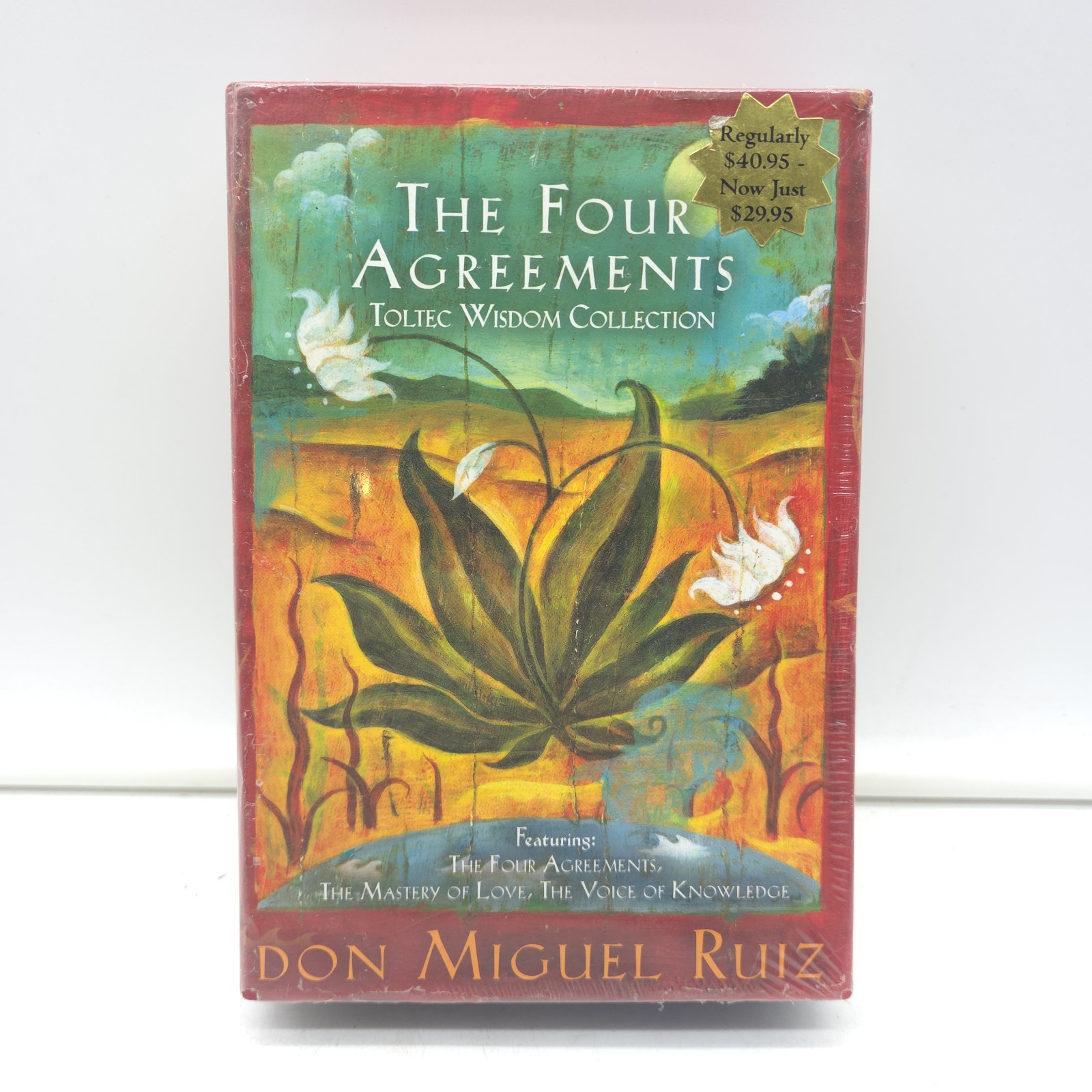 Four Agreements Toltec Wisdom Collection : 3-Book Boxed Set by Janet Mills…