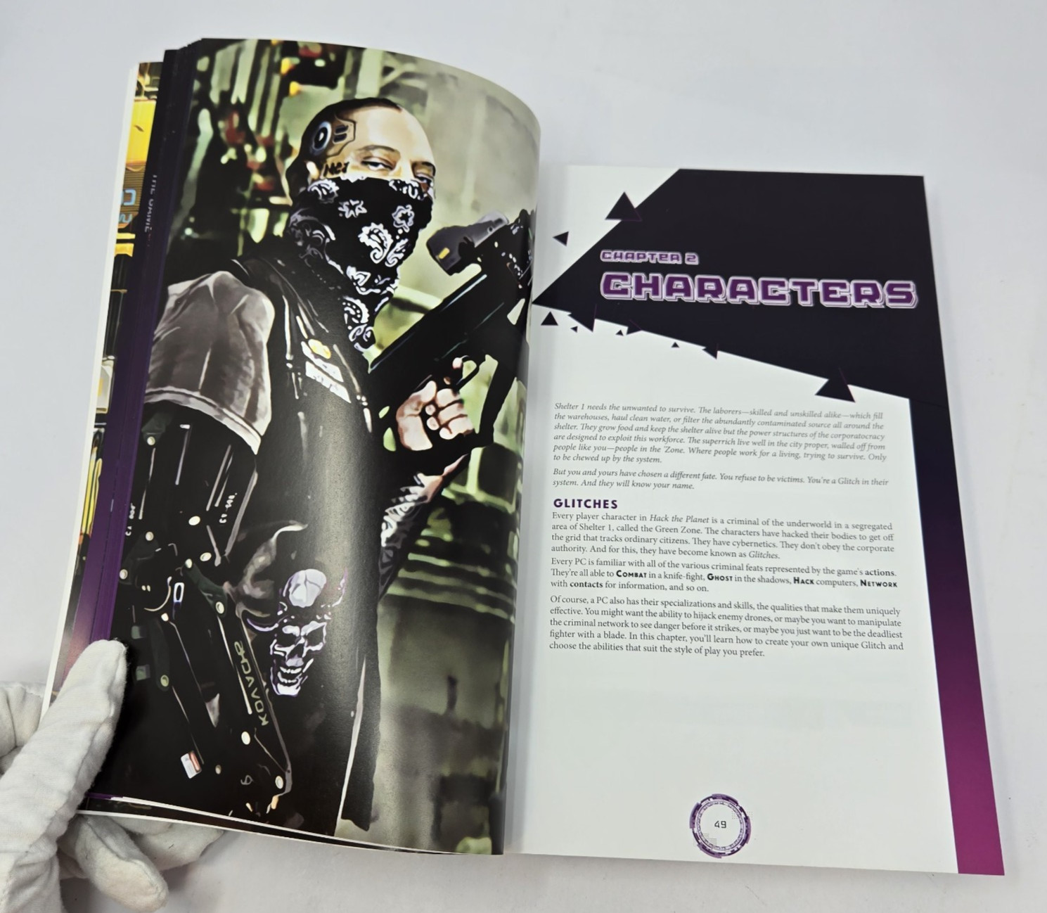 Hack The Planet RPG Cyberpunk-style Forged In The Dark Fraser Simons Kickstarter