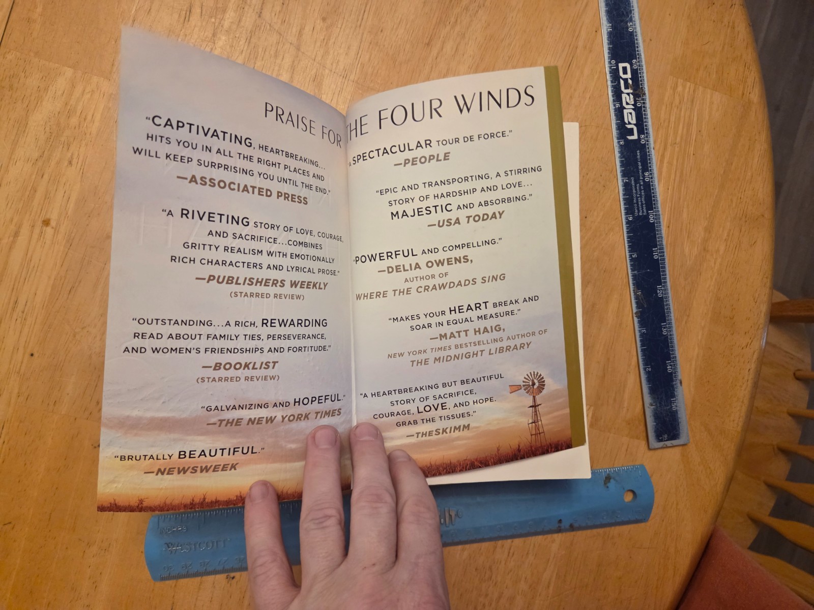 Four Winds : A Novel by Kristin Hannah (2023, Trade Paperback)