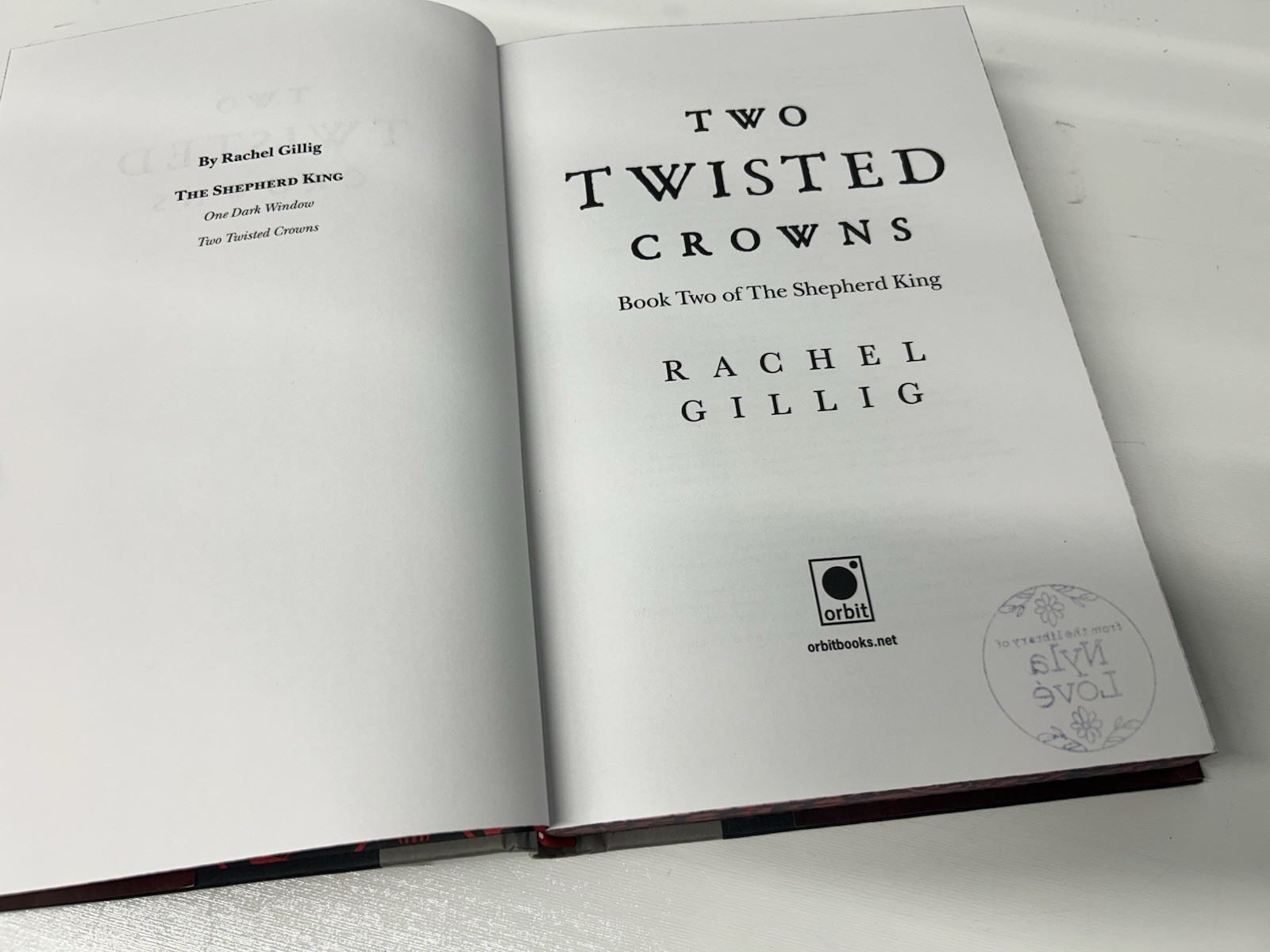 One Dark Window & Two Twisted Crowns Barnes Noble Special Edition Rachel Gillig