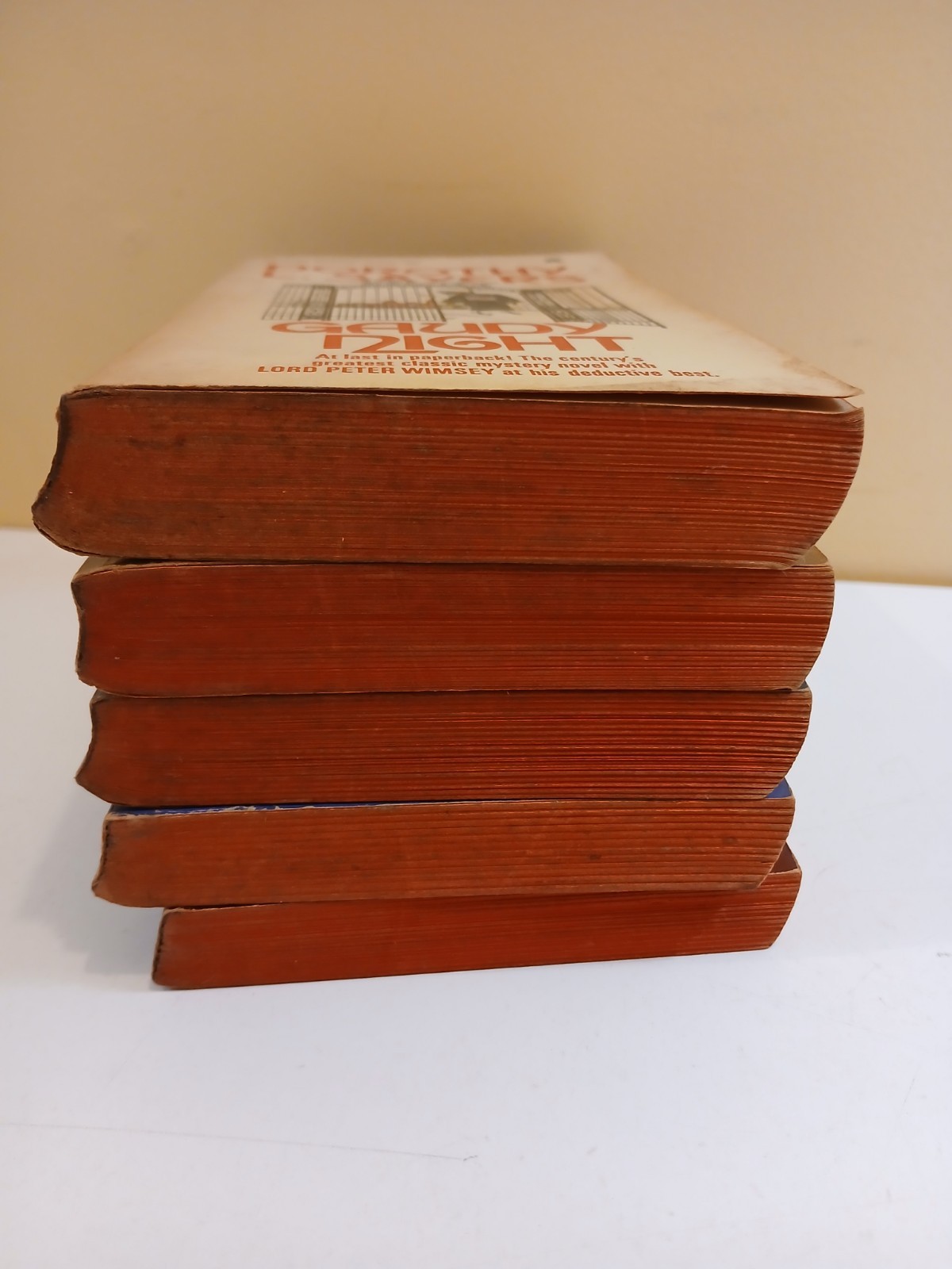 Dorothy L Sayers 5 Paperback Book Lot Lord Peter Wimsey Series Avon Print -bk1.2
