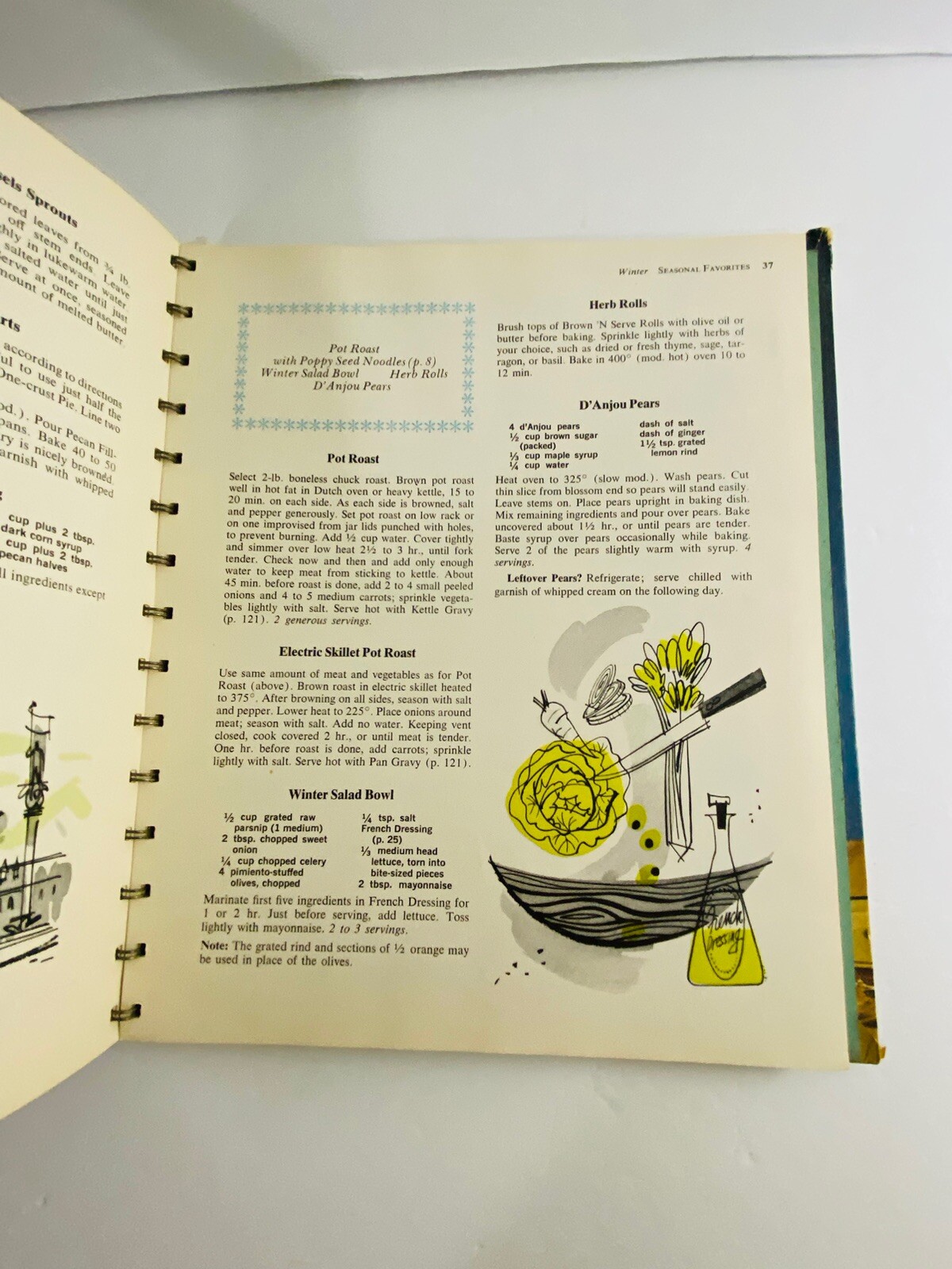 Betty Crocker’s New Dinner for Two Cookbook 1960s Hardcover 156 pages