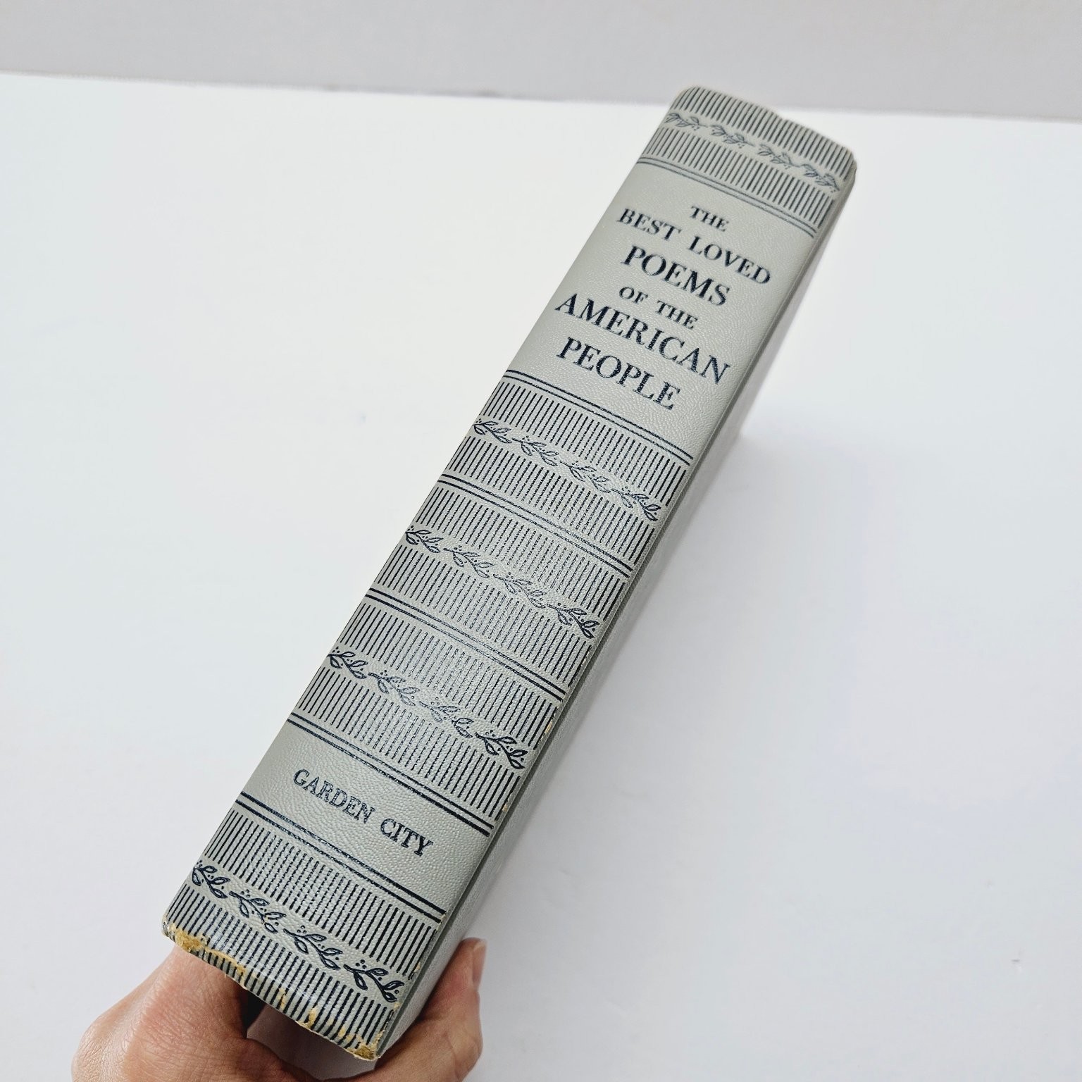 Antique 1936 Poetry Book – Best Loved Poems of American People Hazel Felleman HC