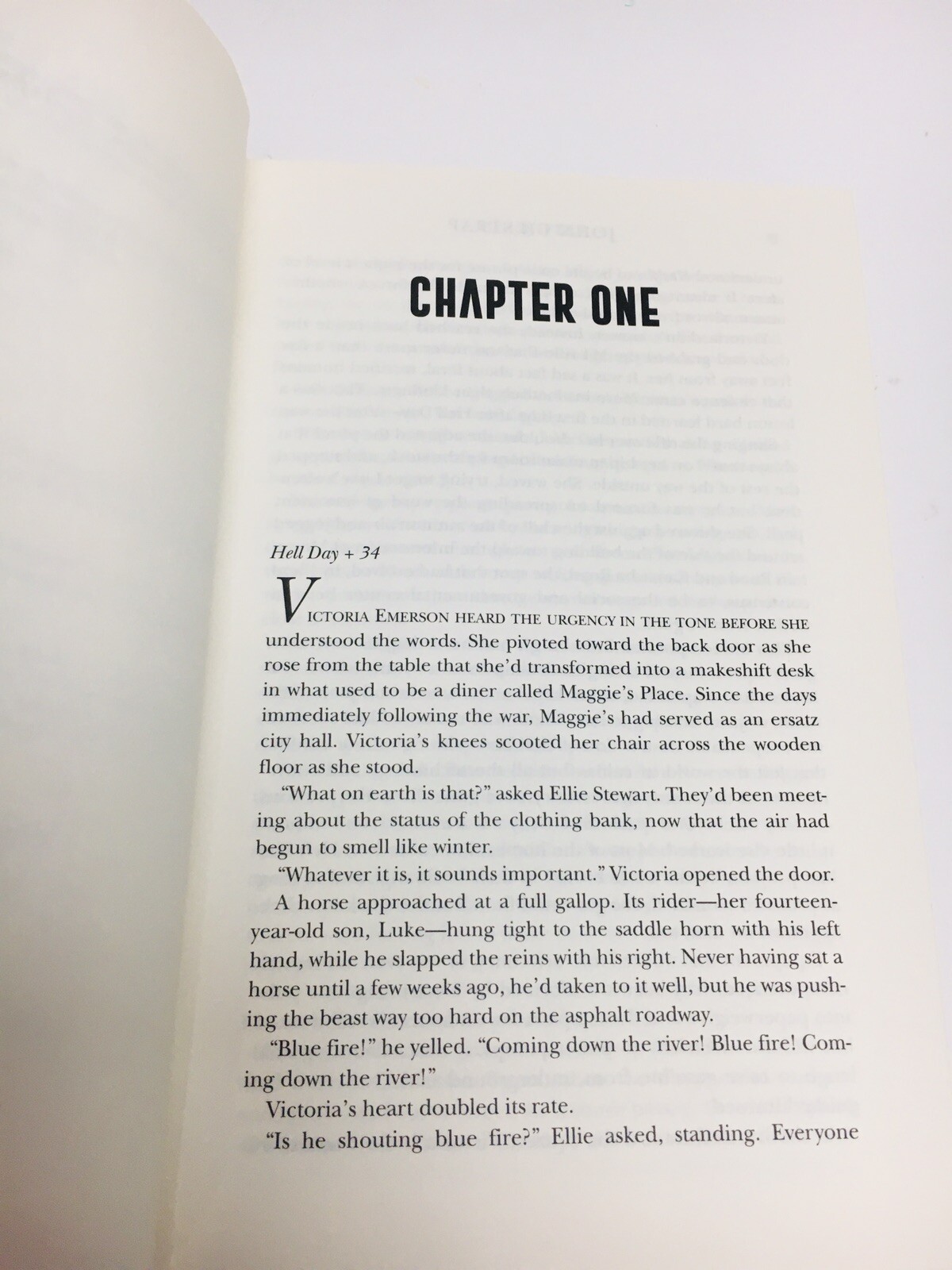Blue Fire: A Victoria Emerson Thriller 1st Kensington Hardcover Edition
