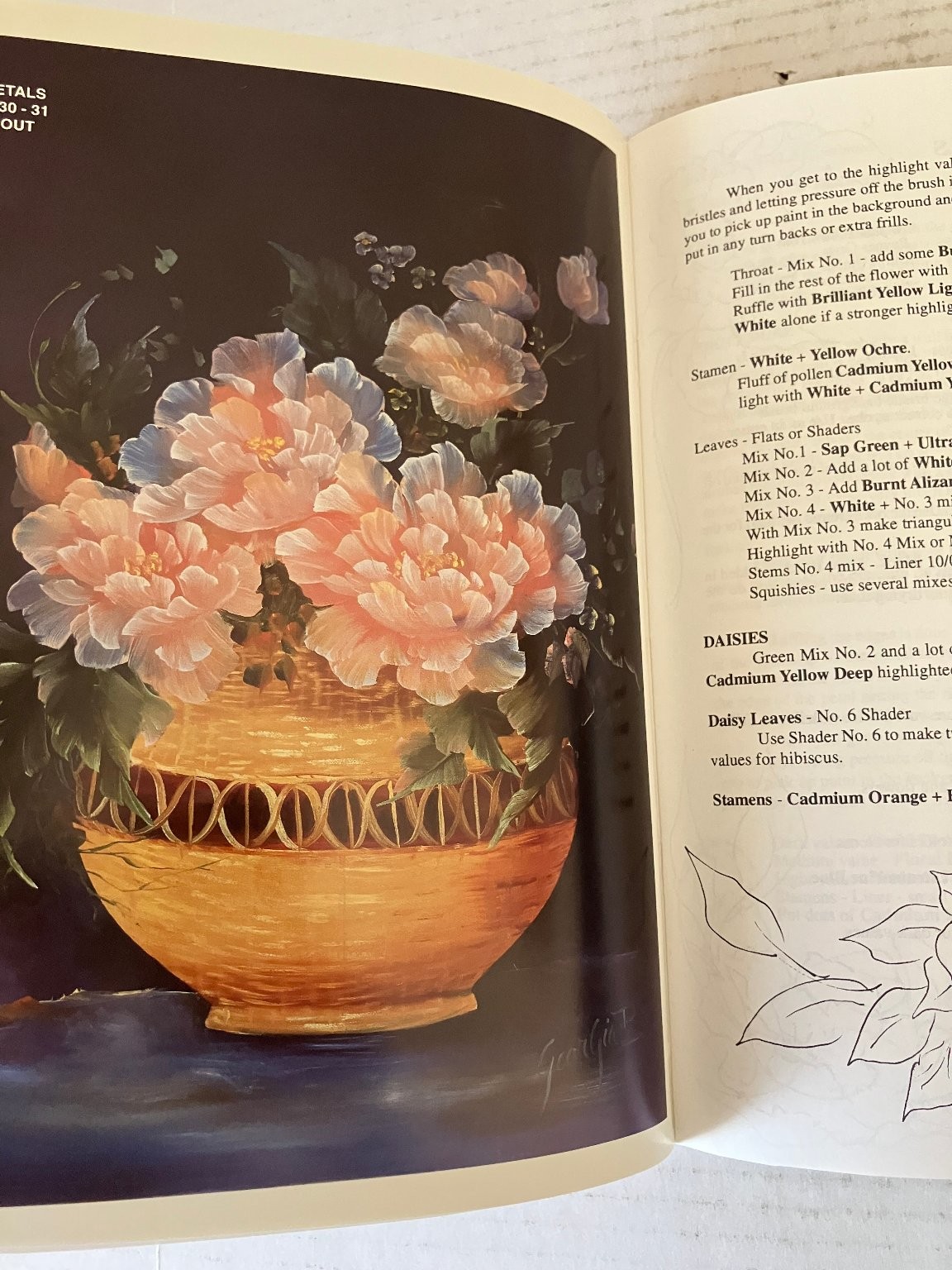 Flower Show Georgia Bartlett 1997 Floral Oil Painting Techniques Susan Scheewe