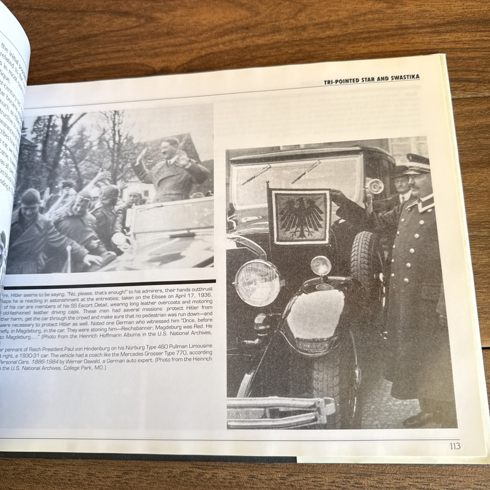 Mercedes-Benz Parade and Staff Cars of the Third Reich by Blaine Taylor WW2 WW1