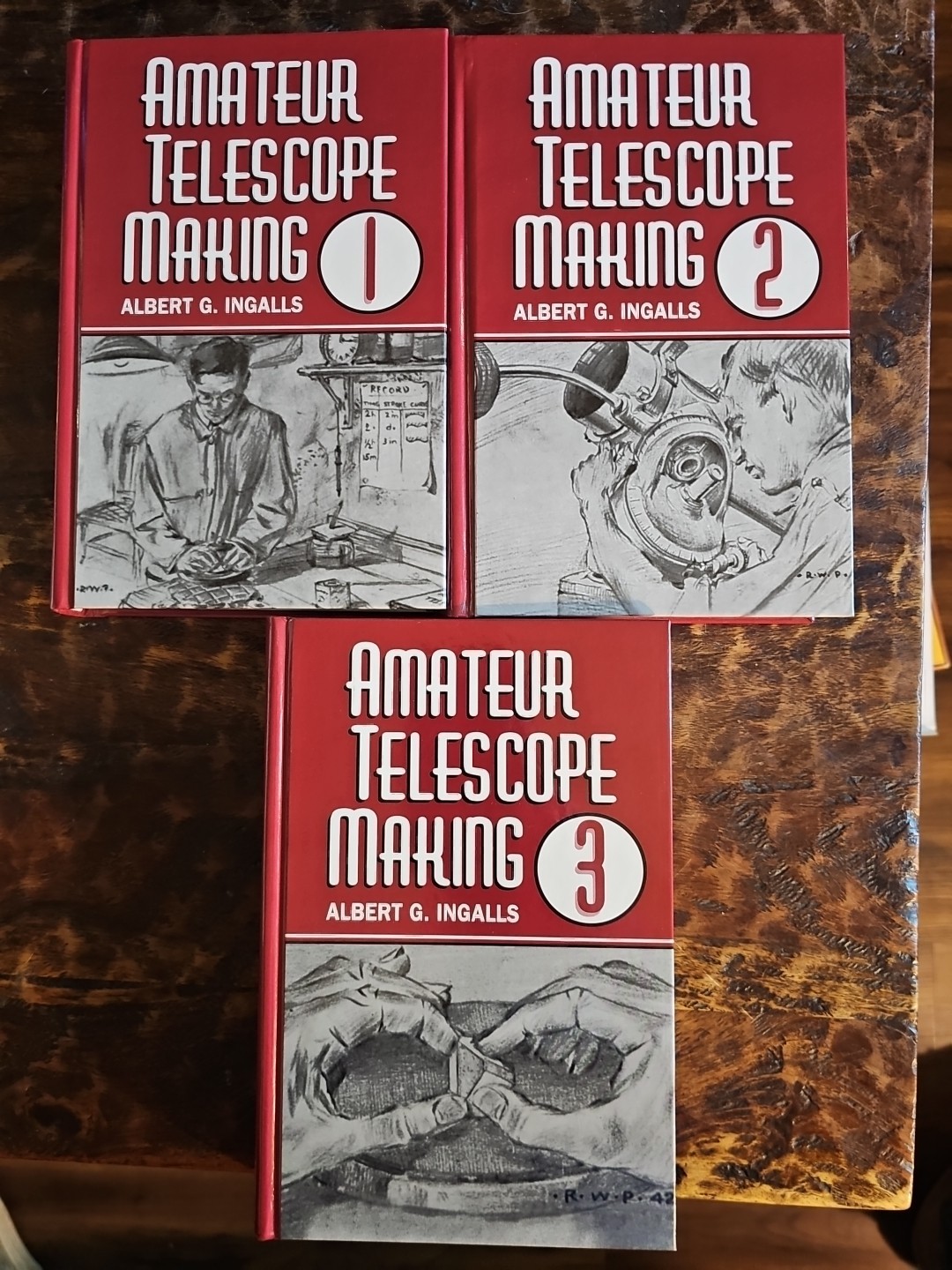 Amateur Telescope Making By Albert Ingalls Set Vol 1-3 1998