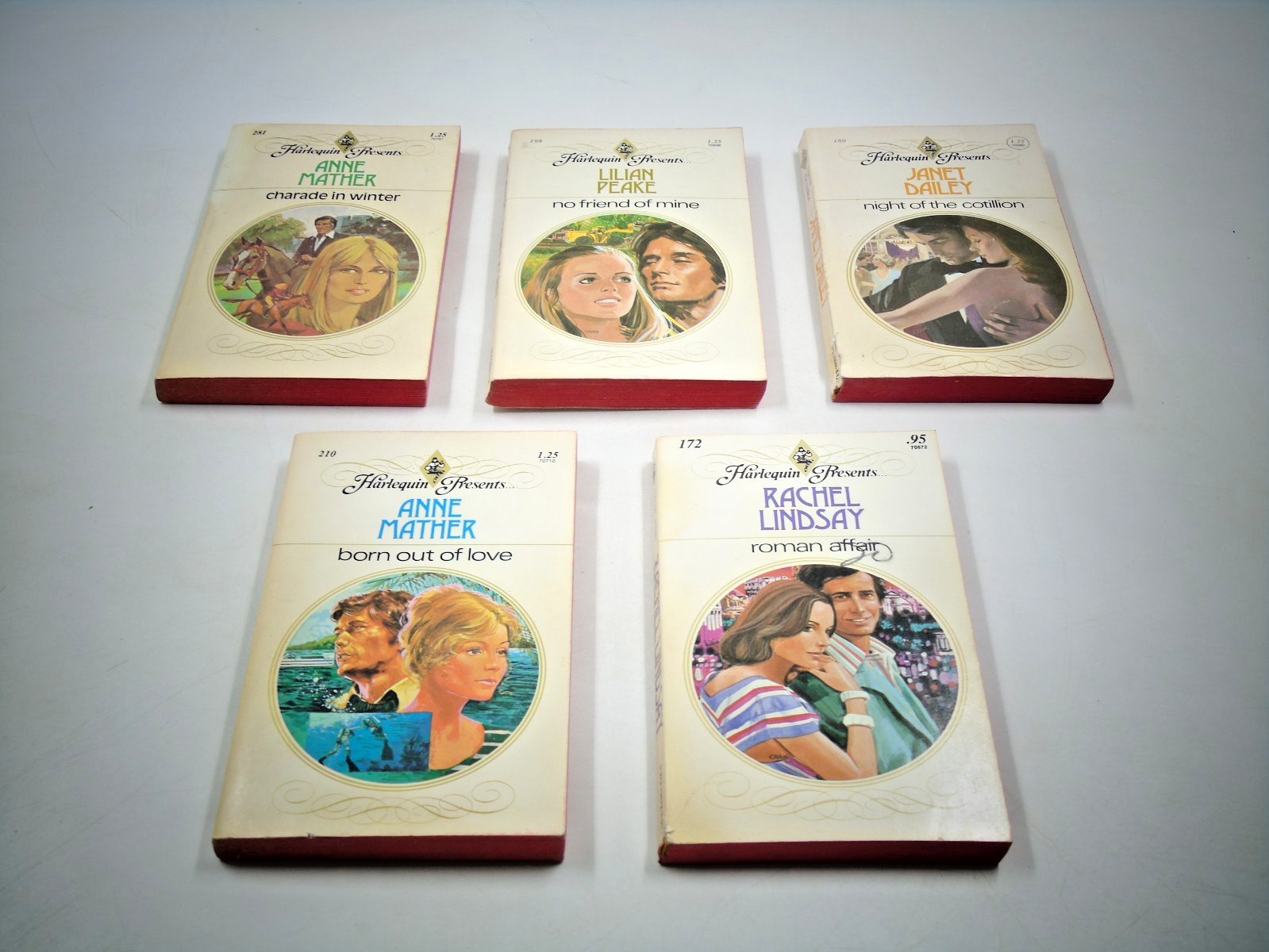 Lot Of 10 Vintage Harlequin Romance Paperback Books, See Description For Details