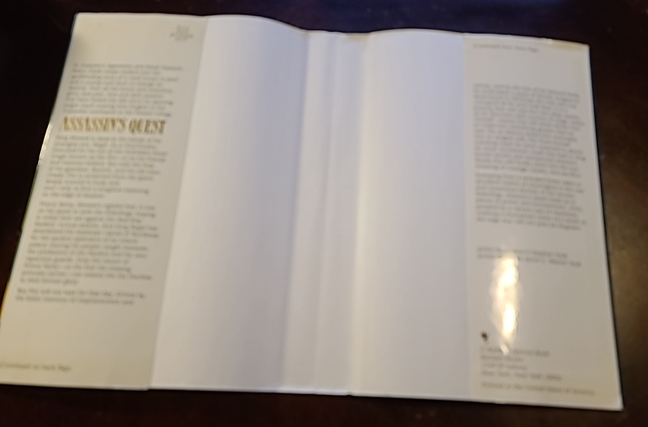Assassin’s Quest by Robin Hobb Hardcover First 1st The Farseer Trilogy Book 3