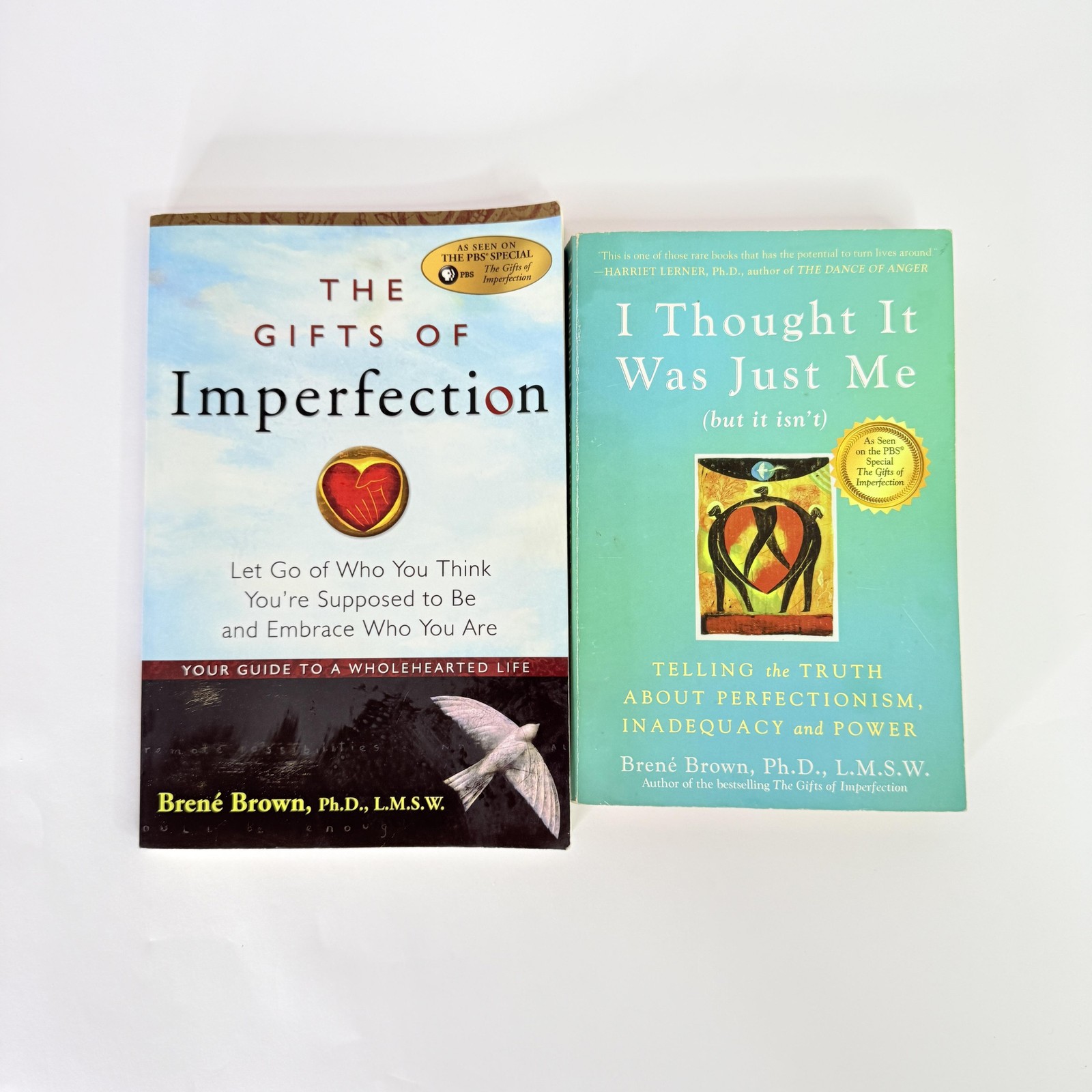 Brene Brown Book Lot 2 Gifts of Imperfection I Thought It Was Just Me PB