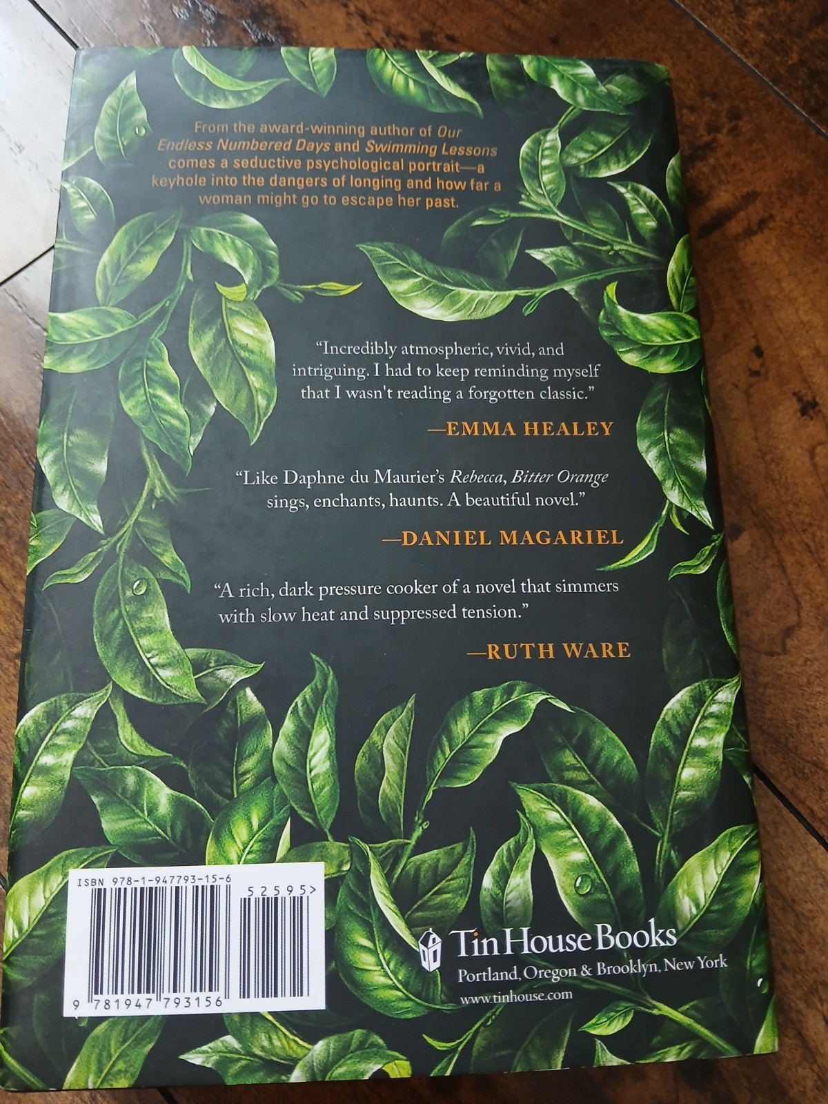Claire Fuller Bitter Orange: A Novel Hardcover 2018 Zando w/ Dust Jacket