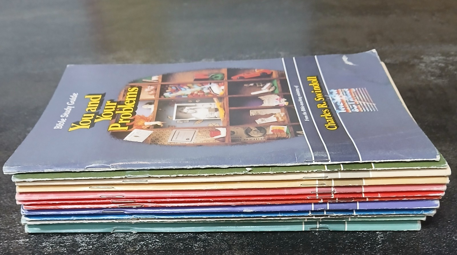 Charles R. Swindoll Pamphlet Lot of 12 Bible Study Guides 1980-1983