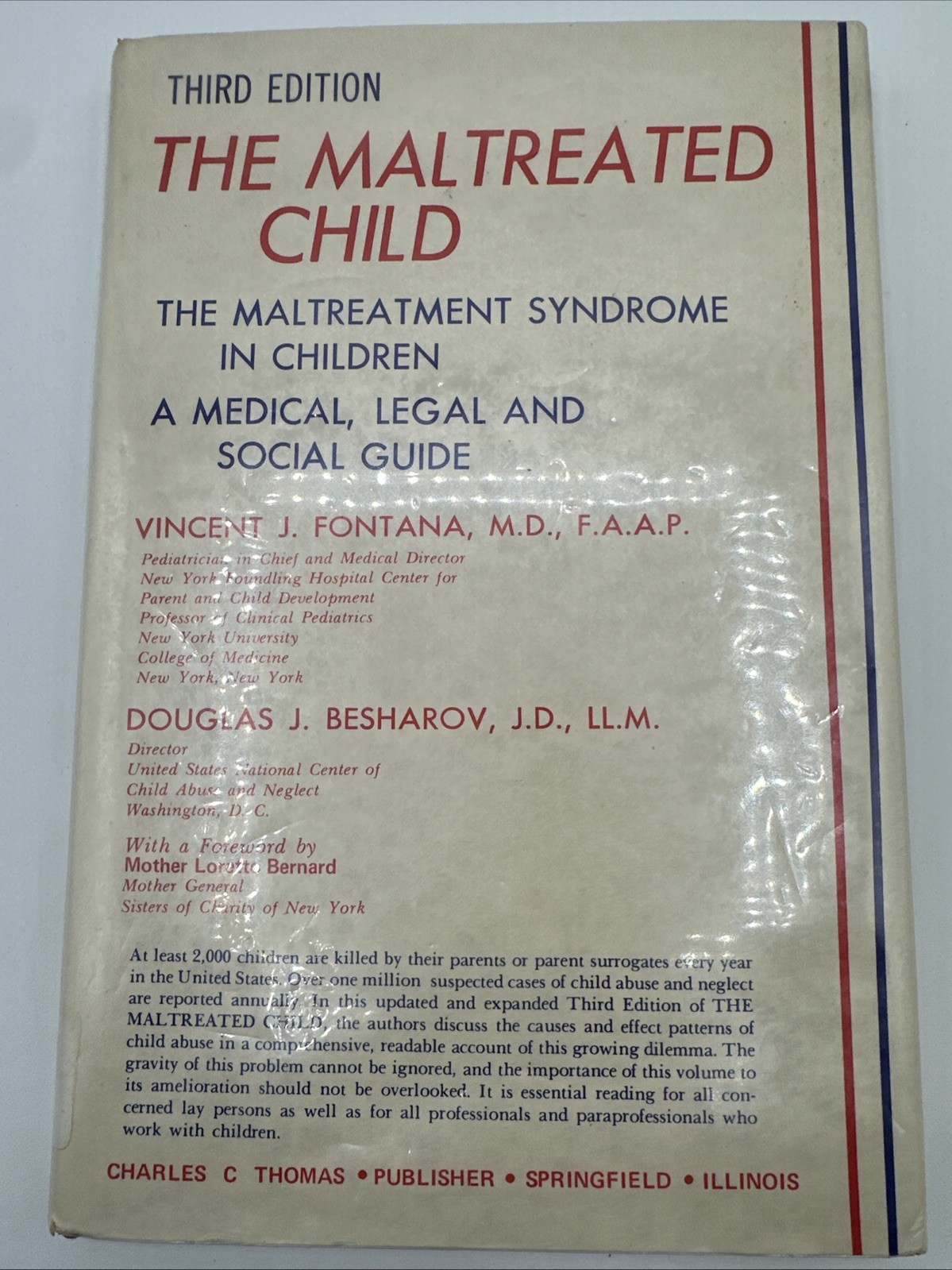 The Maltreated Child 1977 Third Edition Hardcover 156 Pages 1977 Maltreatment