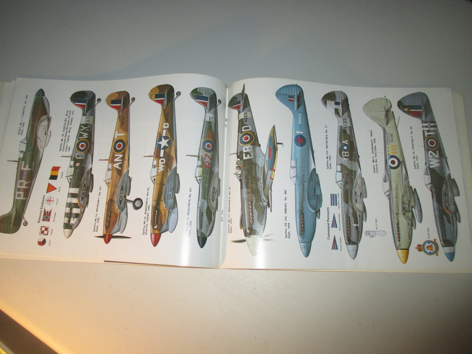Lot 3 Squadron Signal Publications Aircraft In Action Books USN Spitfire Delta