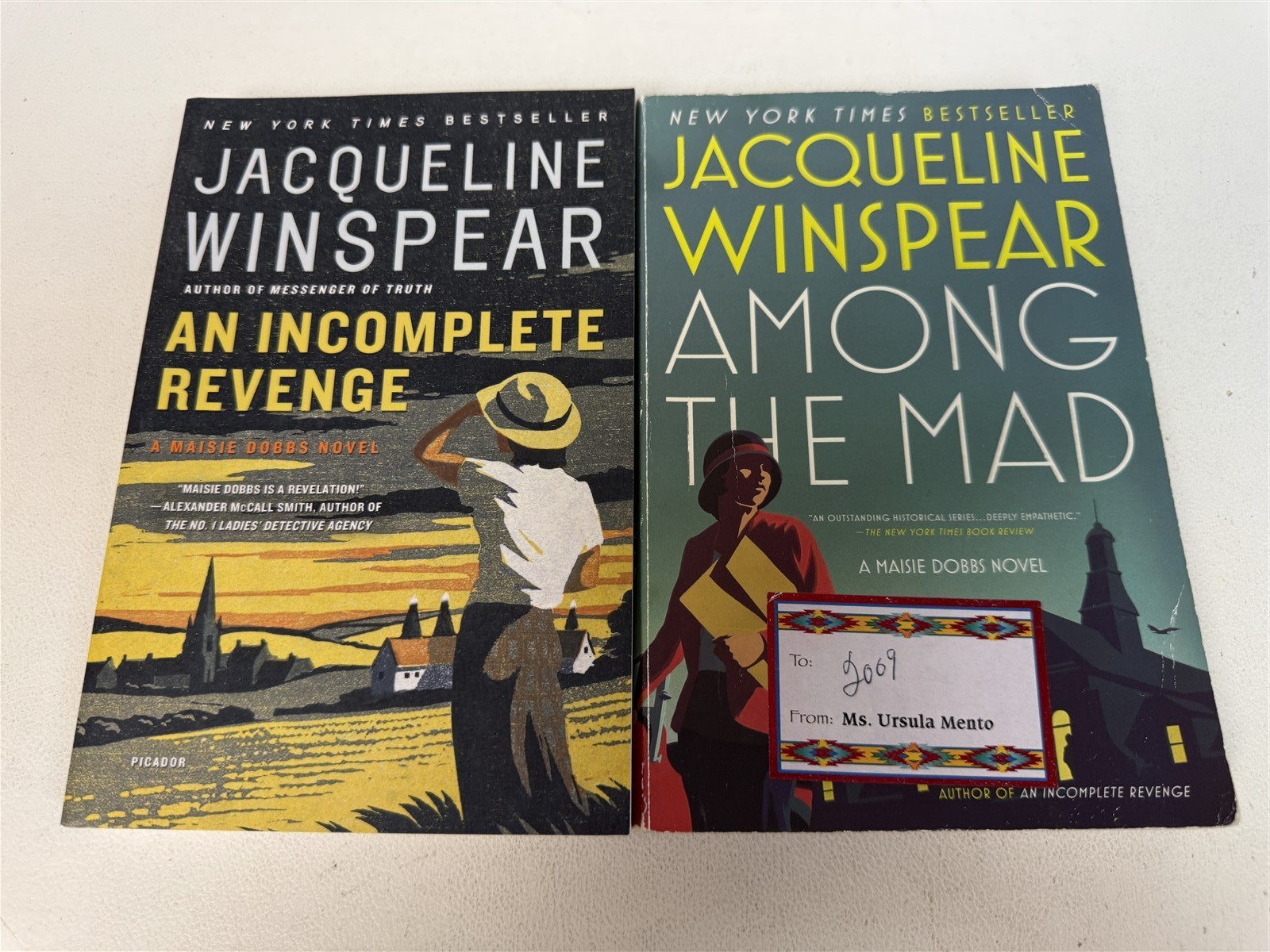 Jacqueline Winspear Lot 15 Maisie Dobbs Mysteries 1930s England