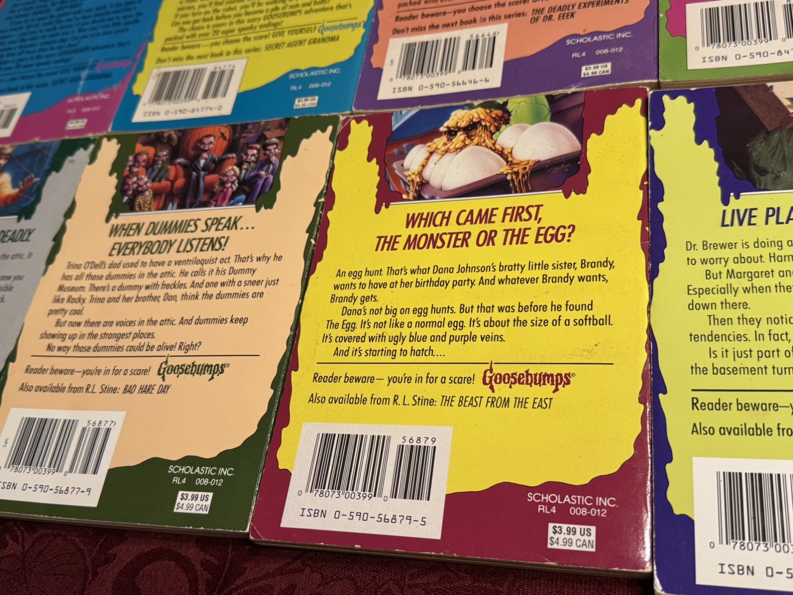 R.L. STINE GOOSEBUMPS LOT 17 BOOKS USED PRE OWNED PRE LOVED (READ DESCRIPTION) !