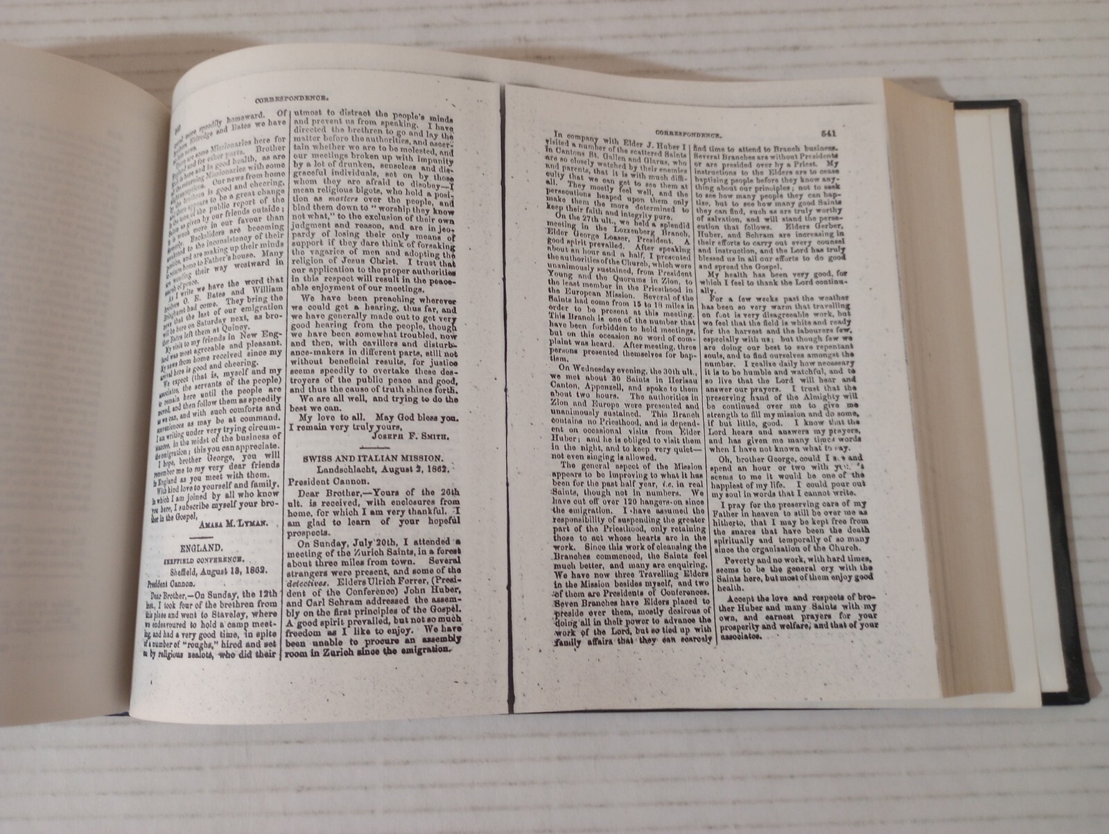The Latter-day Saints Millennial Star Vol 24 1862 Bound Facsimile Reprint