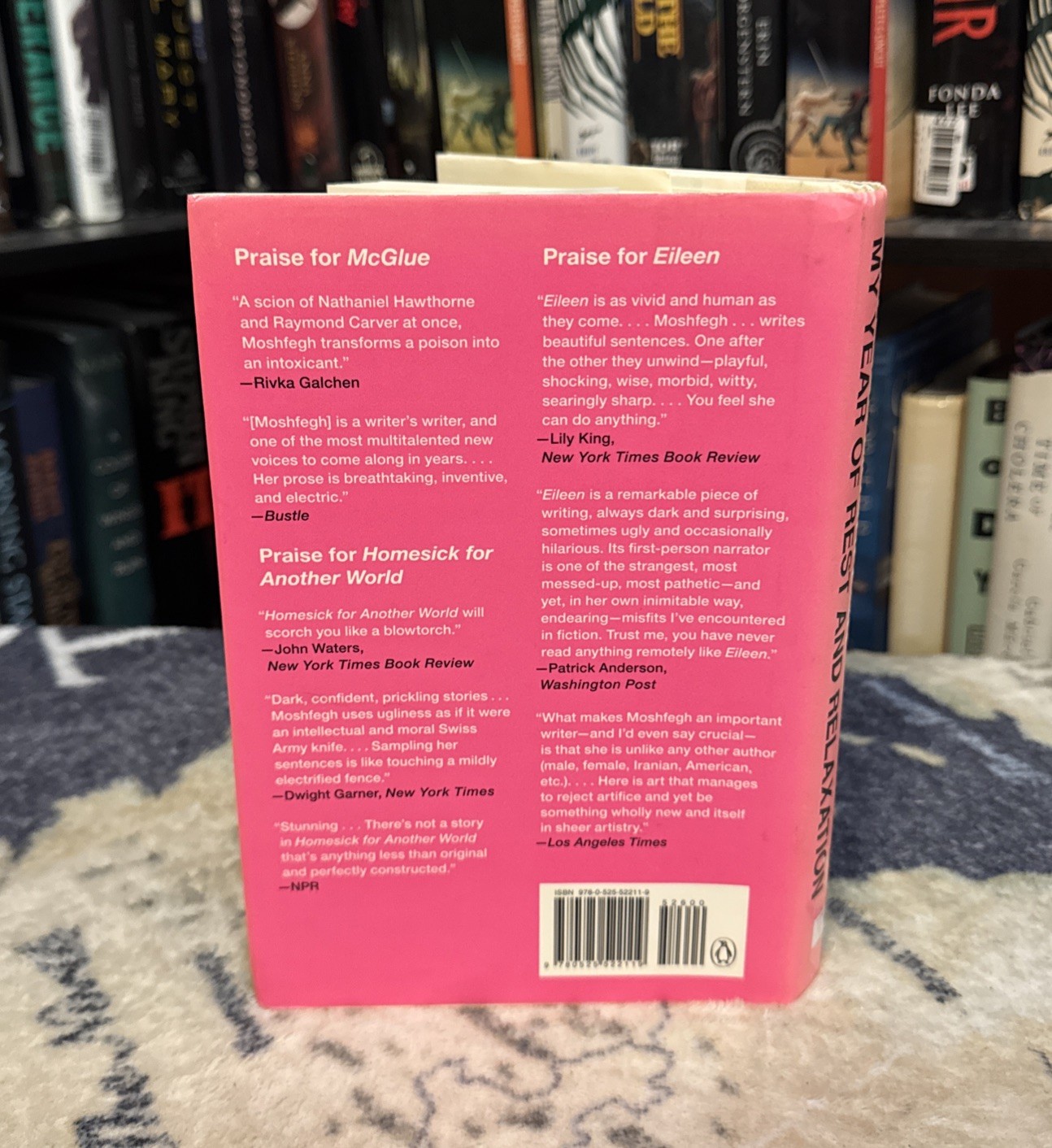 My Year of Rest and Relaxation – Ottessa Moshfegh – First Edition/Print, 1st/1st