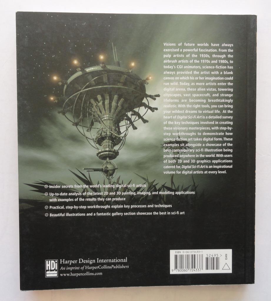 (398) Digital Sci-Fi Art Step-by-Step Guide Futuristic Images M. Burns PB 2004