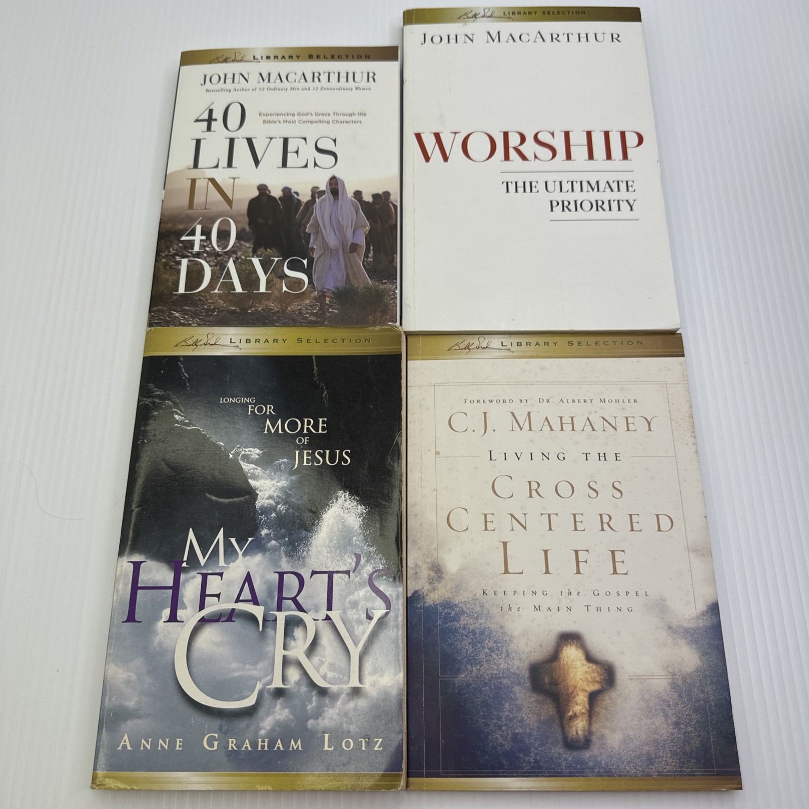 Billy Graham Library Lot of 27 PBs Billy Graham Erwin Lutzer MacArthur Tony Evan