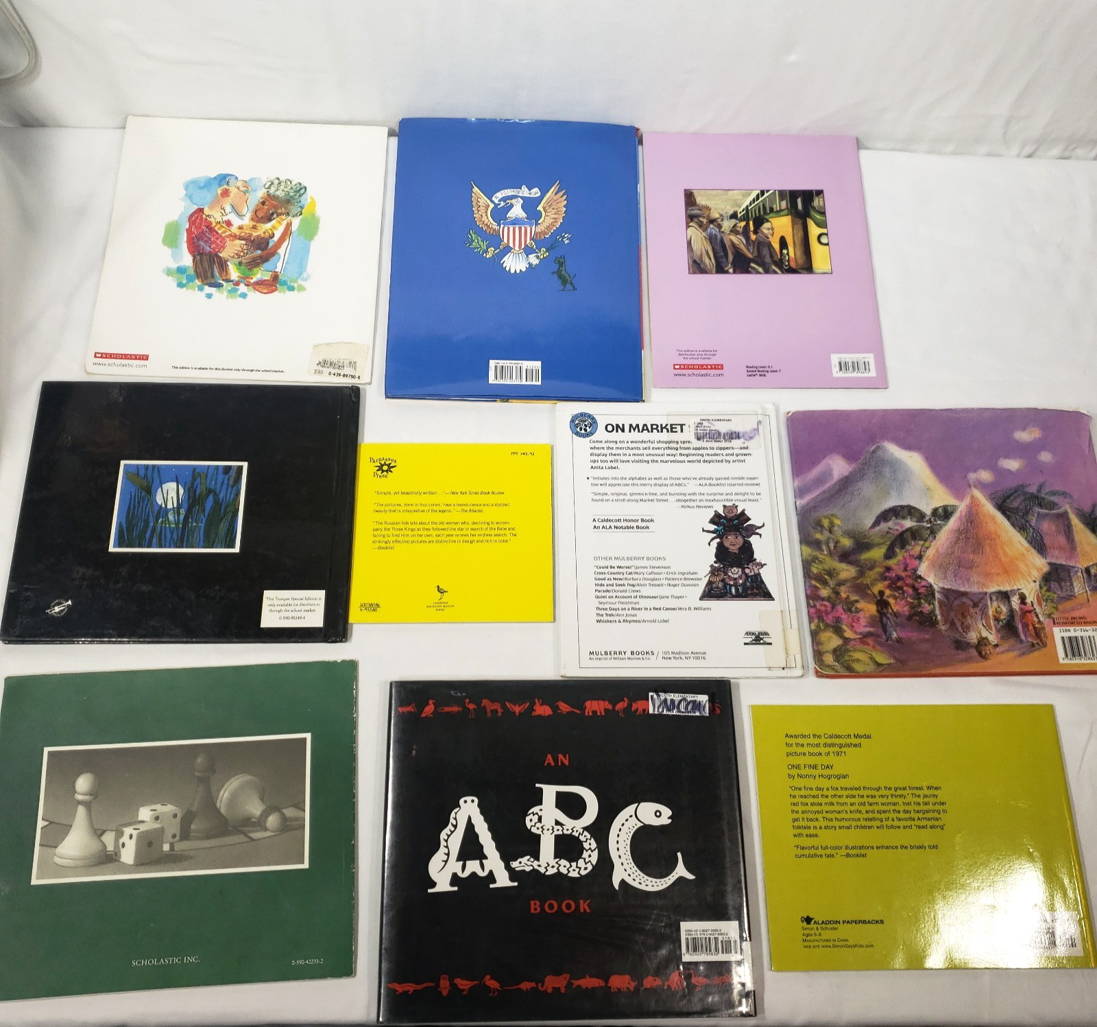 Caldecott Kids Picture Books Lot 10 Homeschool Classroom Library Award Winners
