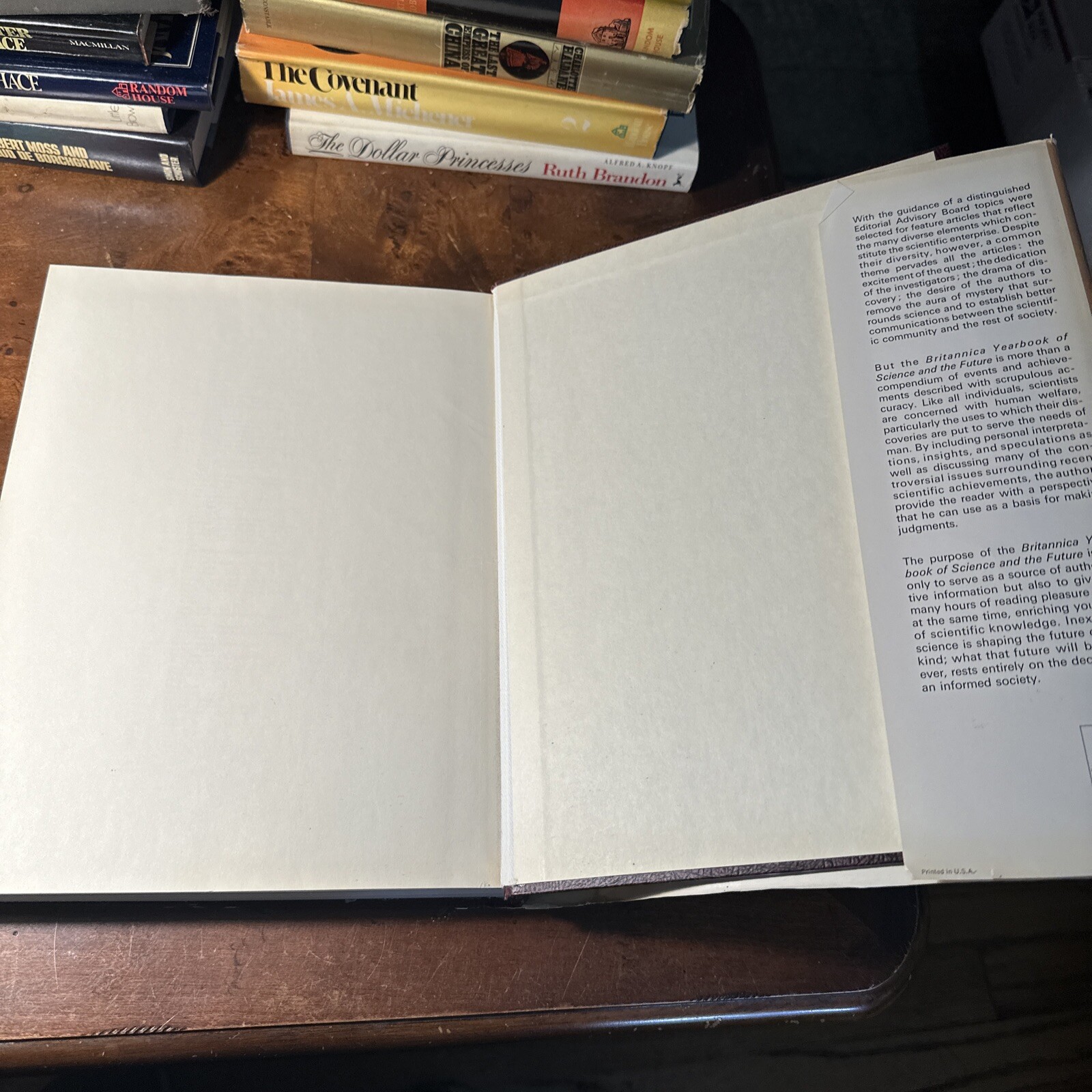1969 Britannica Yearbook Of Science And The Future 1968 Hardcover 448 Pages Mint