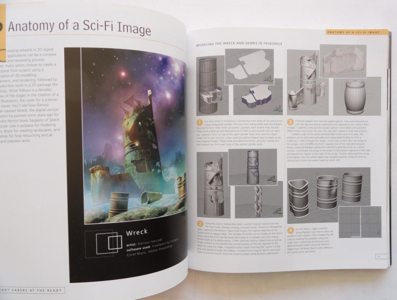 (398) Digital Sci-Fi Art Step-by-Step Guide Futuristic Images M. Burns PB 2004