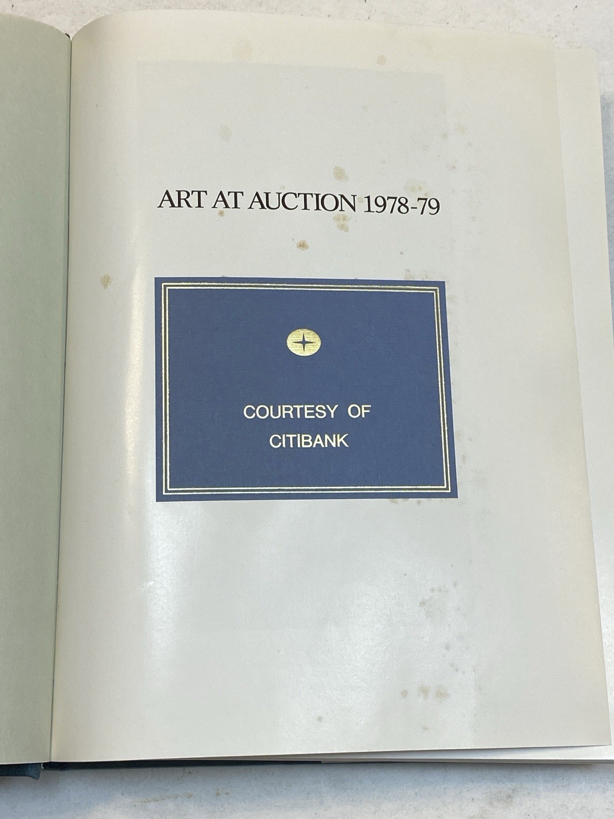 Art At Auction 1978 1979 The Year At Sothebys Parke Berber Hardback Catalog Book