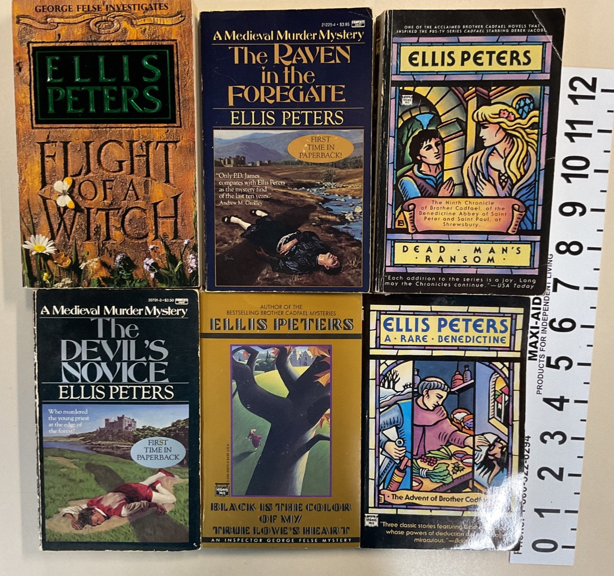 Ellis Peters PB lot of 11 Chronicles of Brother Cadfael