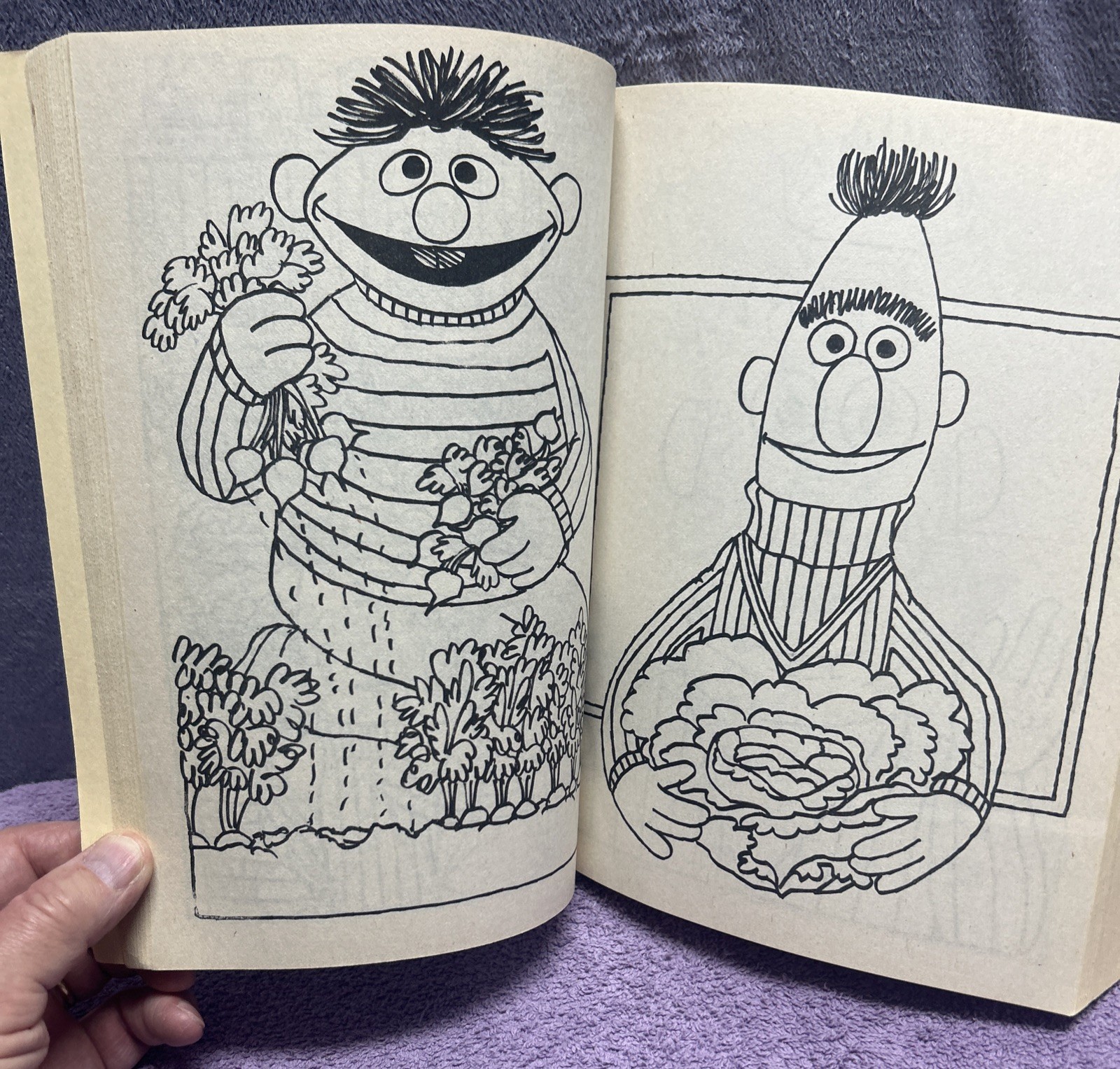 1979 The Biggest-Ever Coloring And Fun Book Vintage Sesame Street Coloring Book