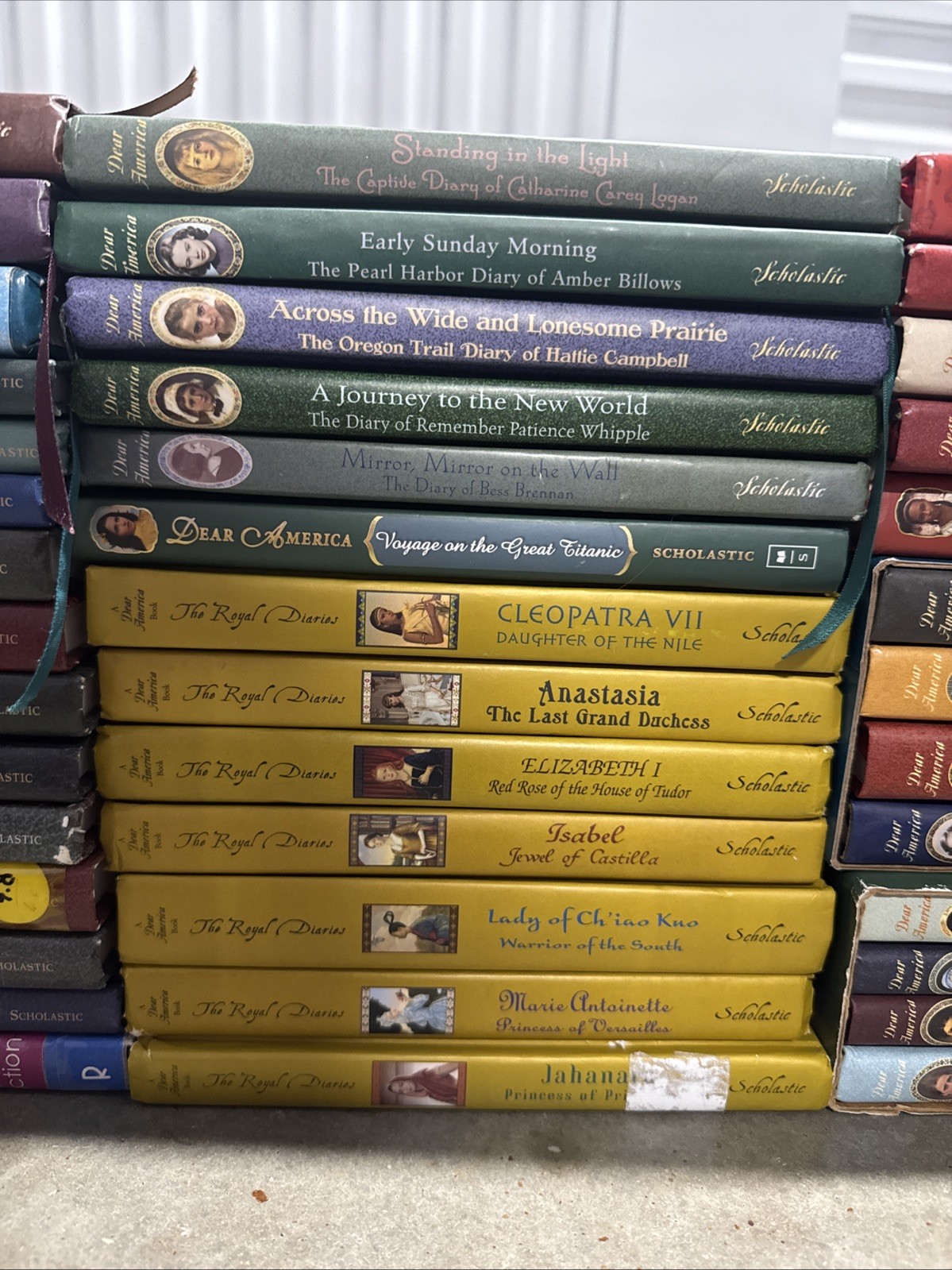 Lot 41 DEAR AMERICA & Royal Diaries & My Name Is Childrens History Set