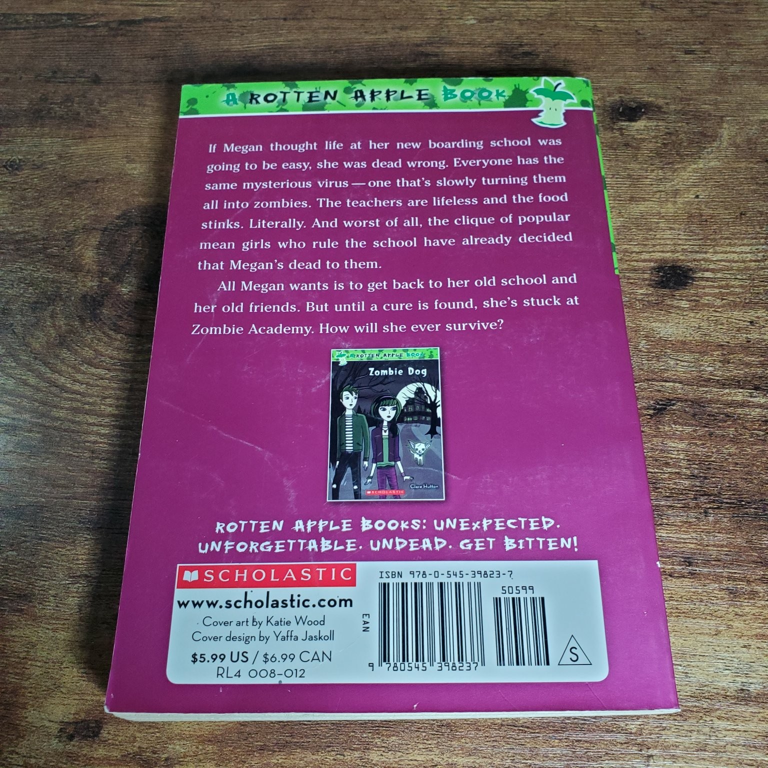 Rotten Apple Books Lot Zombie Dog Drop-Dead Gorgeous Scholastic Horror