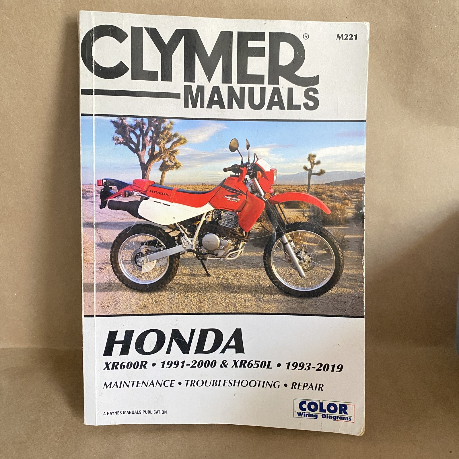 Clymer Manuals Honda XR600R XR650L Maintenance Repair Troubleshooting M221