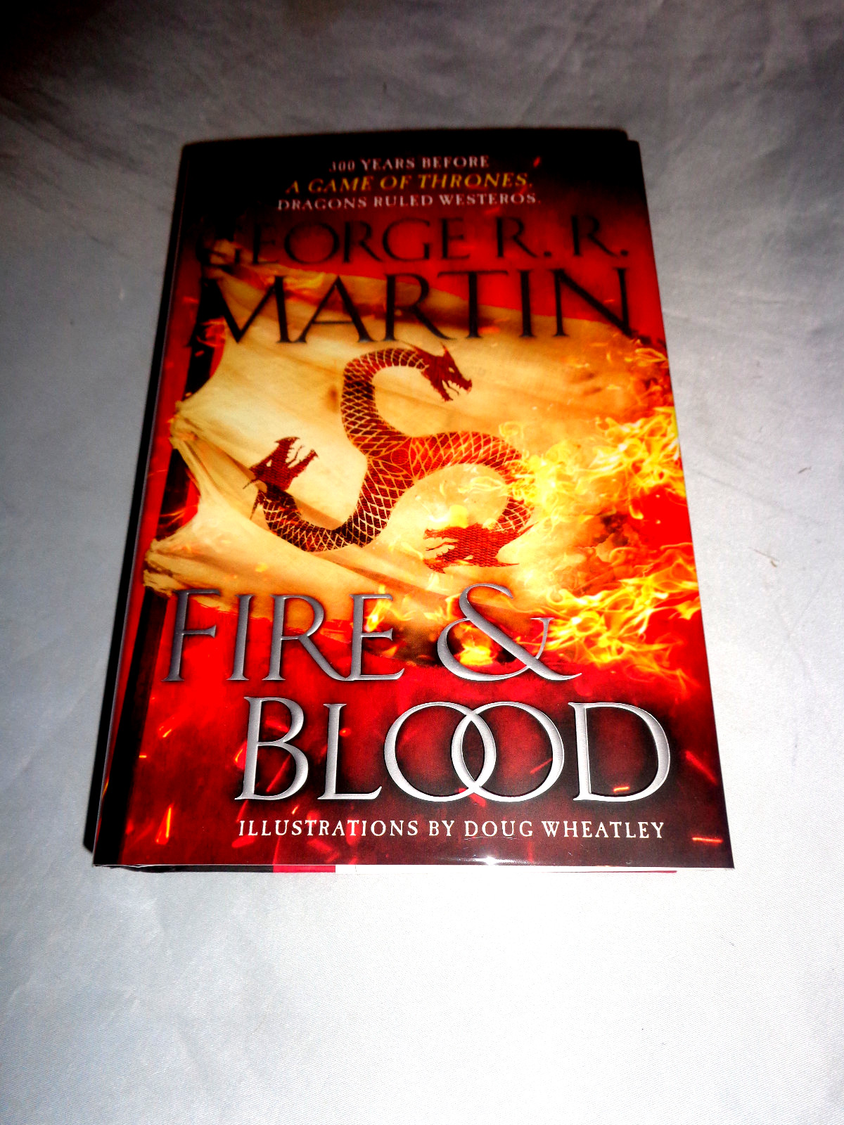 House of the Dragon Fire & Blood George R R Martin SIGNED 1st/1st 2018 HCDJ NEW!