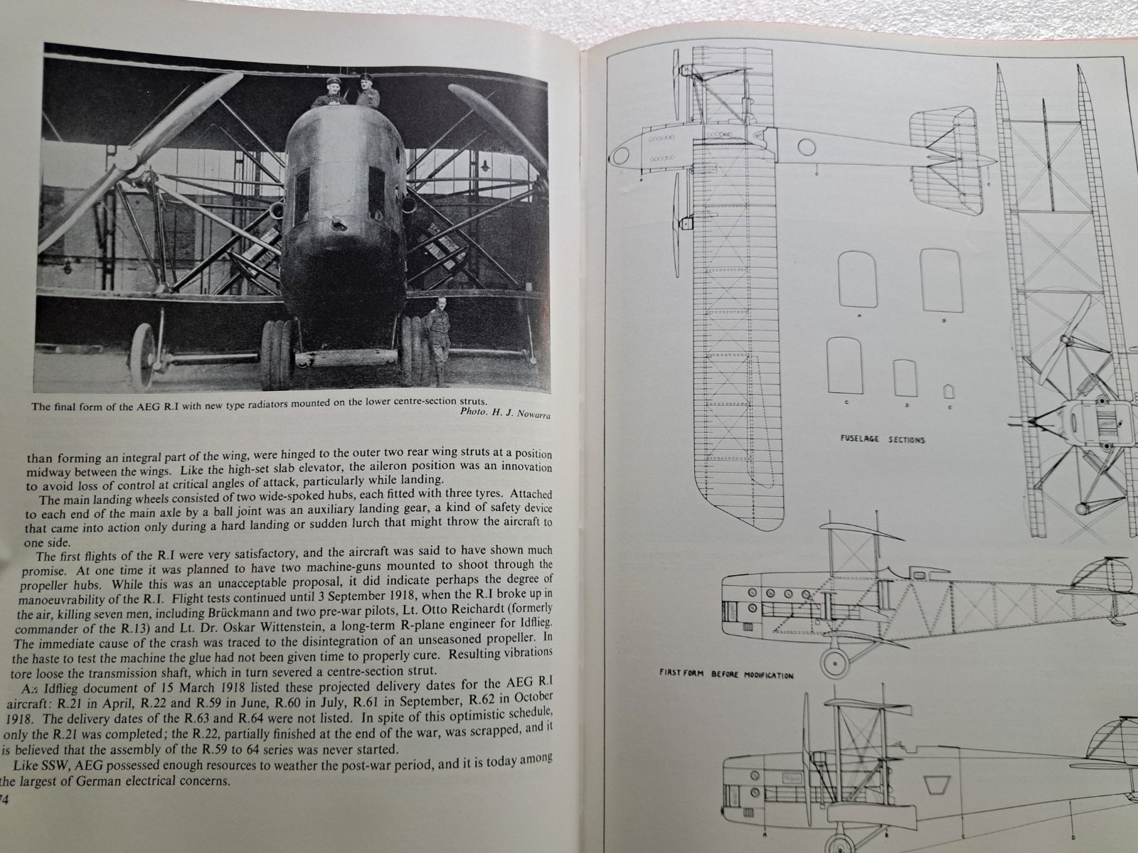 THE GERMAN GIANTS WW1 – Bomber Aircraft History R-Planes First World War HC DJ
