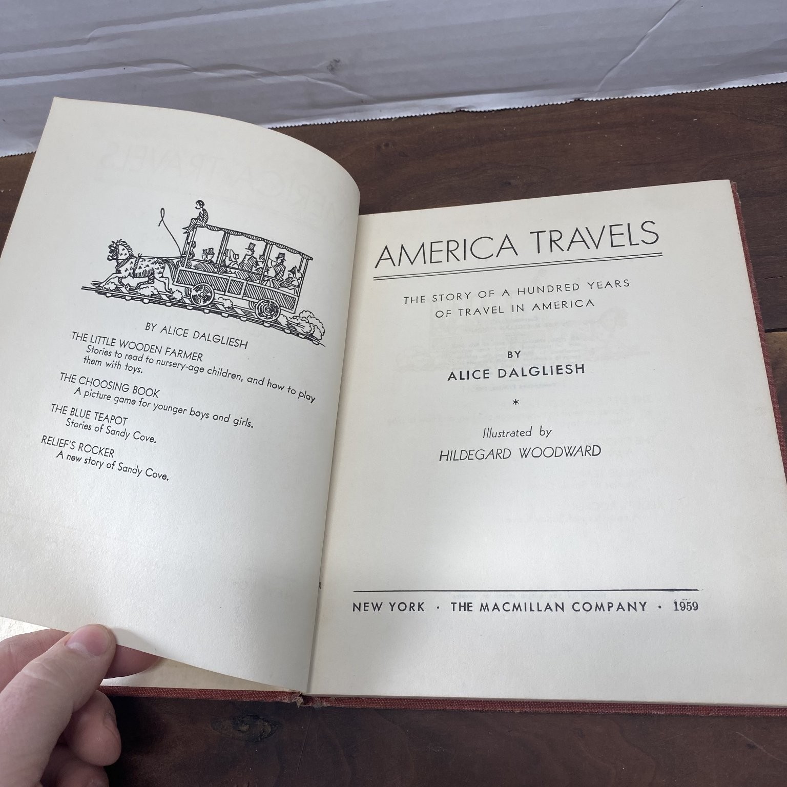 America Travels Alice Dalgliesh 1959 23rd Printing Illustrated Macmillan