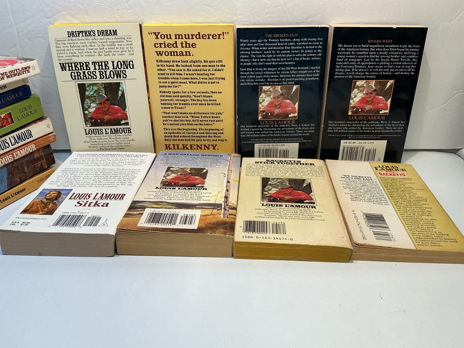 Lot of 16 Louis L’Amour Vintage Novels (PPBK)