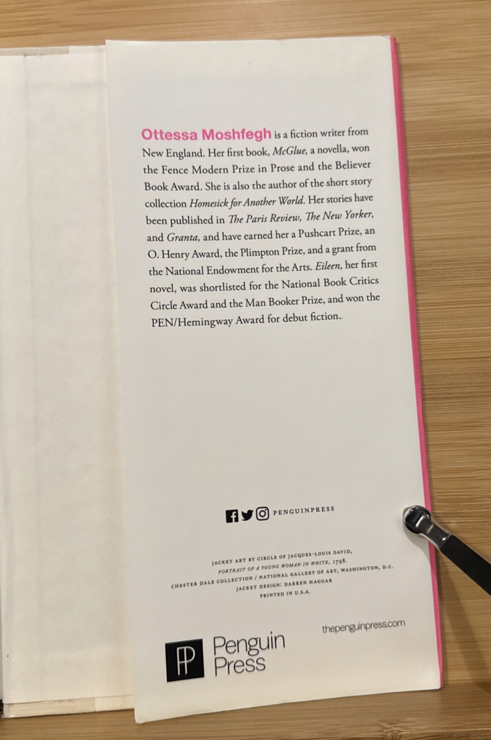 My Year of Rest and Relaxation – Ottessa Moshfegh – First Edition/Print, 1st/1st