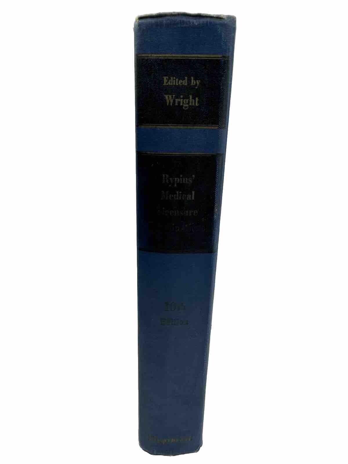 Rypins Medical Licensure Examinations Topical Summaries & Questions 10th Edition