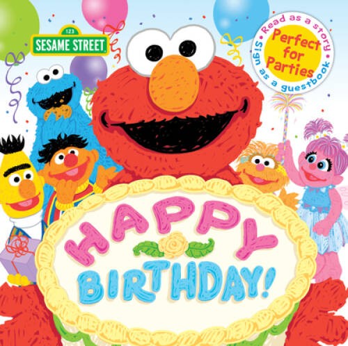Happy Birthday!: A Birthday Party Book (Sesame Street Scribbles) – GOOD