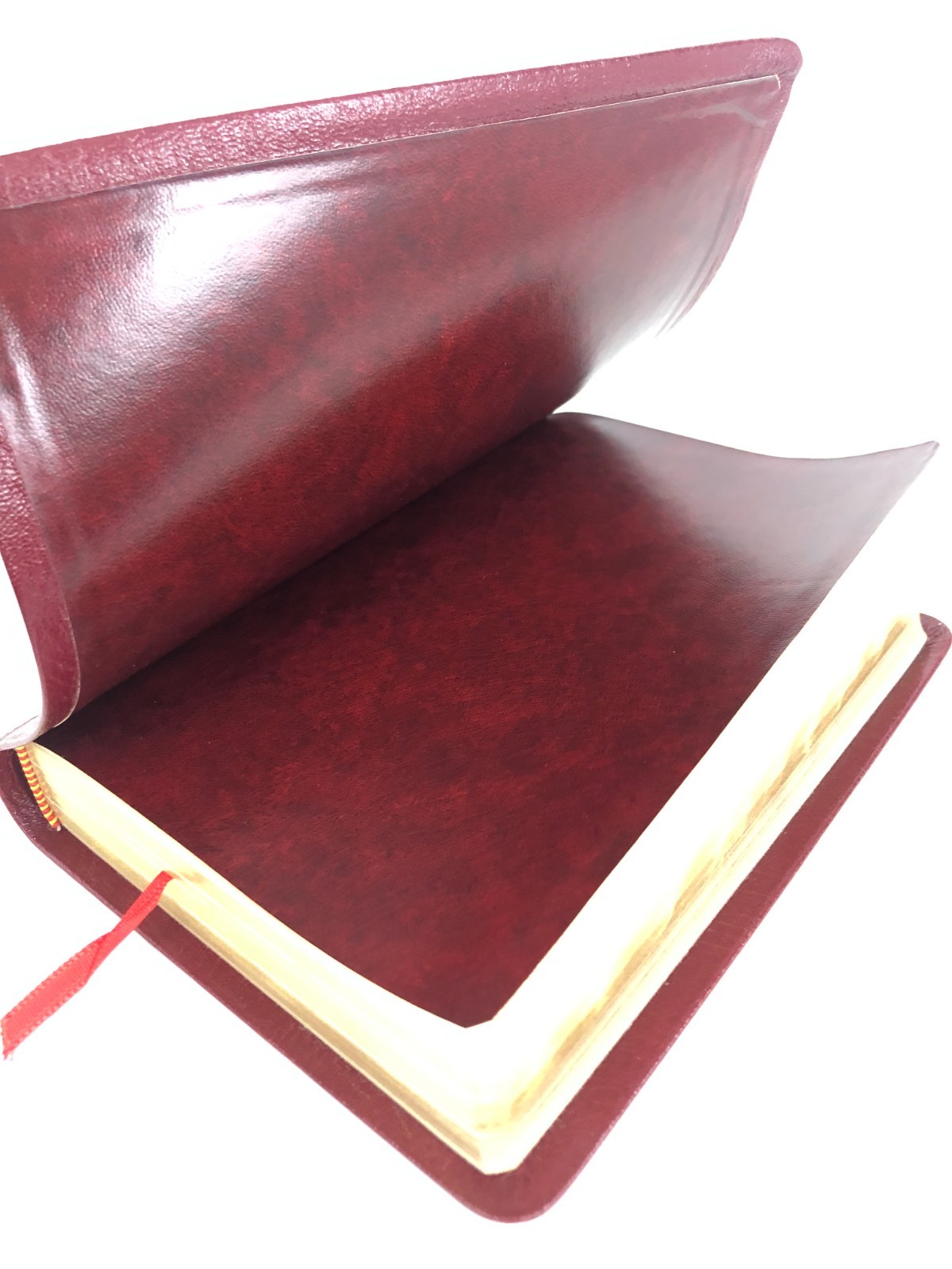 *gorgeous AMG Holman 1970s KJV Verse Reference Bible Genuine Leather UK print VG