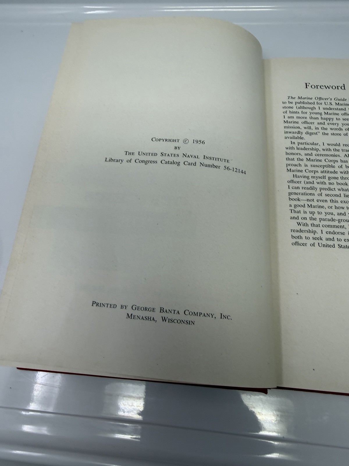 THE MARINES OFFICER’S GUIDE, United States Naval Institute Copy Right 1956