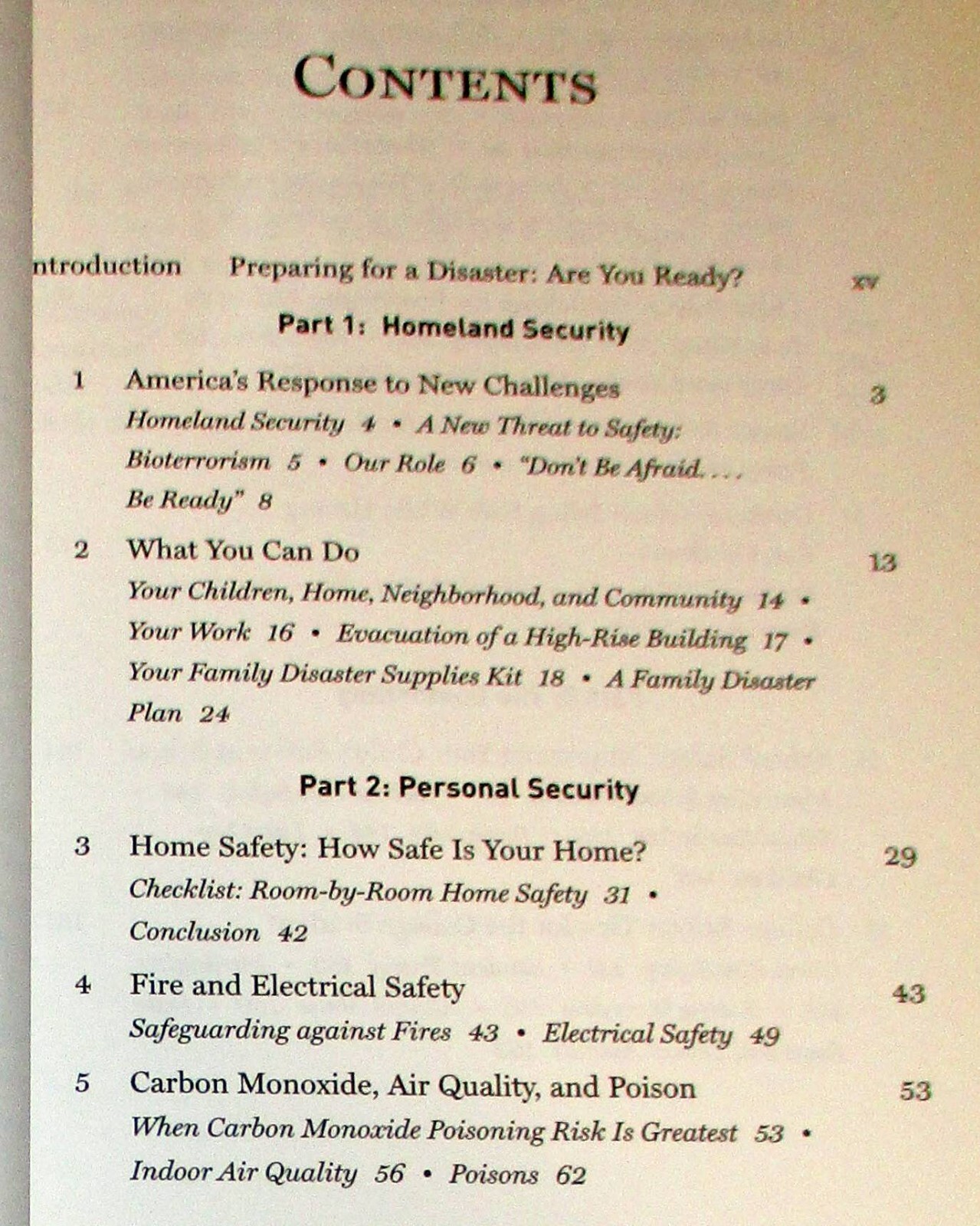 2003 Safe Living In a Dangerous World by Nancy Harvey Steorts SIGNED 232 Pages