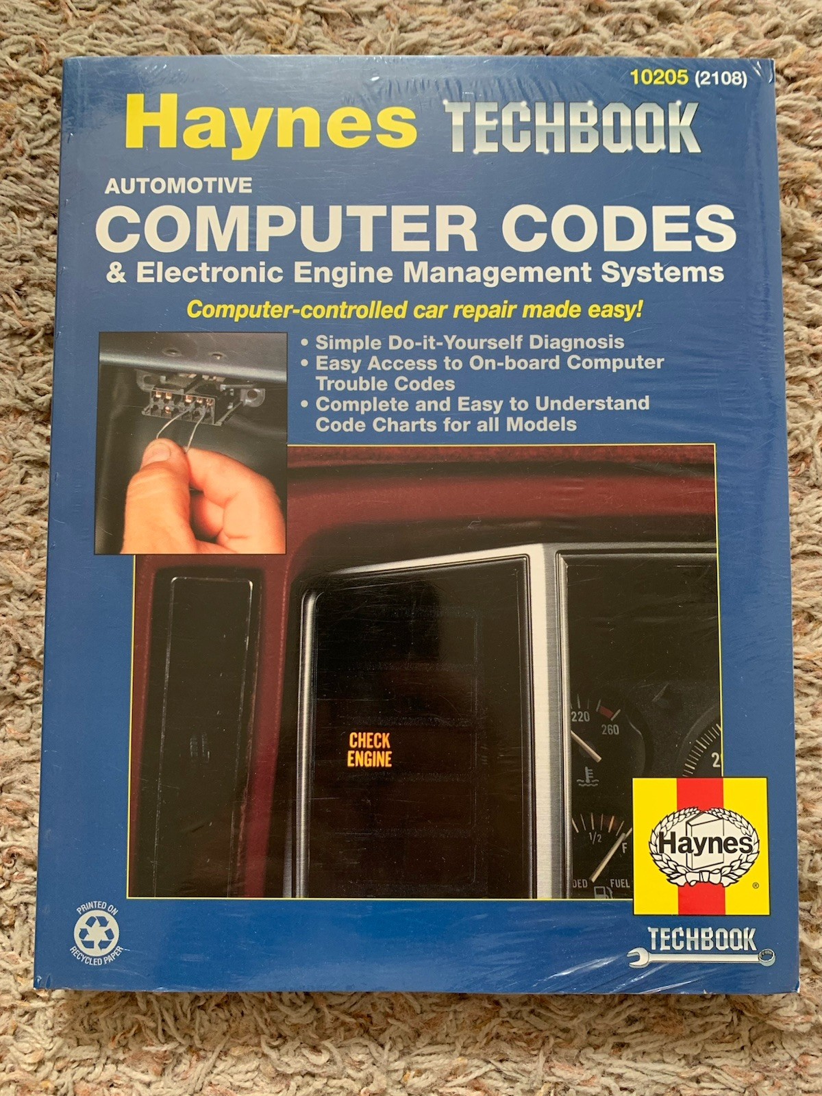 Haynes AUTOMOTIVE COMPUTER CODES & Electronic Engine TECHBOOK! 10205, BRAND NEW