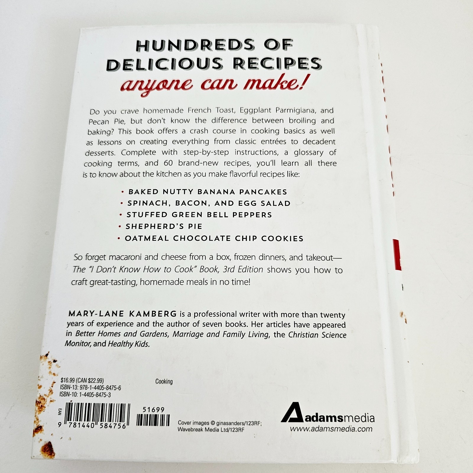 The I Don’t Know How to Cook Book Mary-Lane Kamberg 300 Easy Recipes 3rd Edition