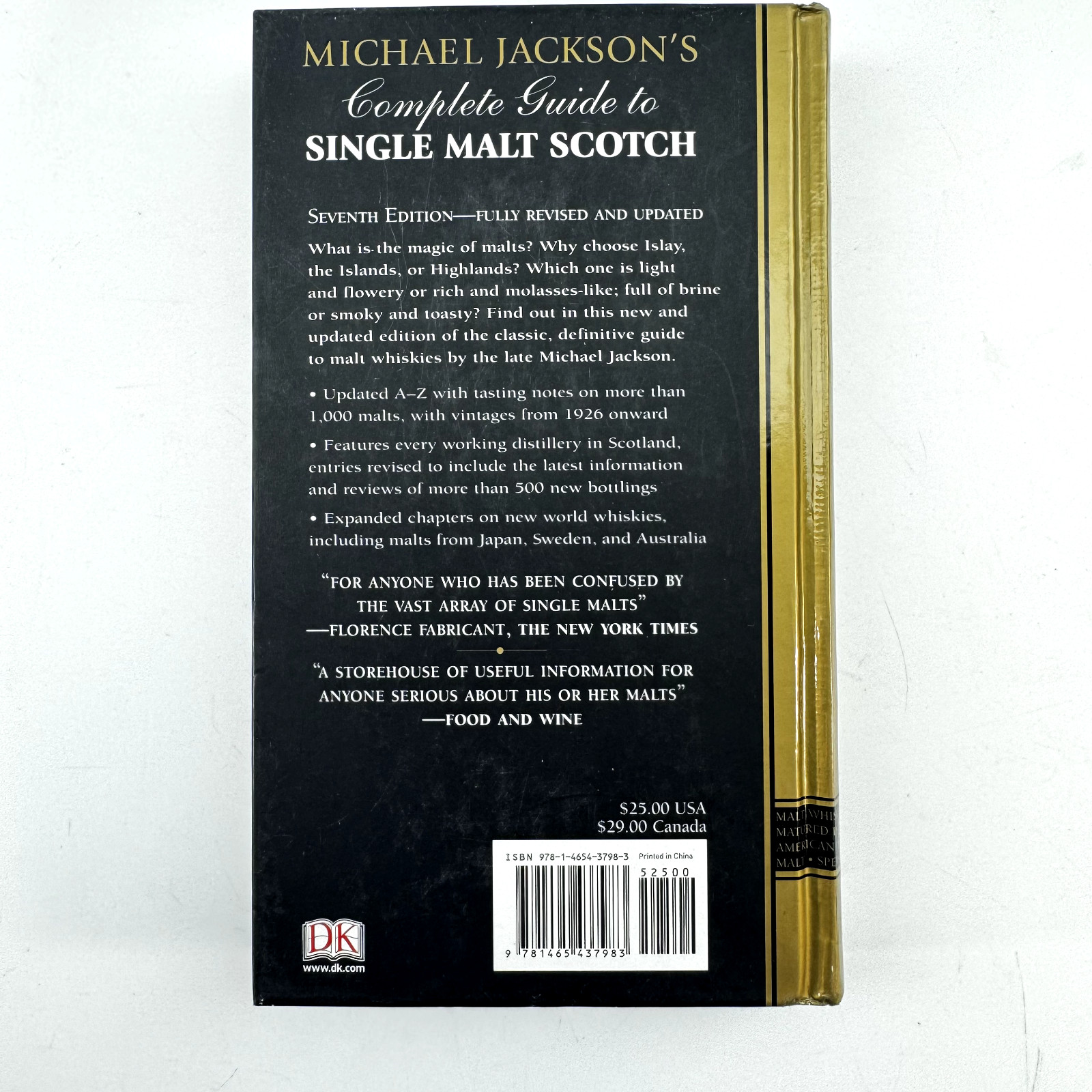 Complete Guide to Single Malt Scotch 7th Edition by Michael Jackson – 448 pages