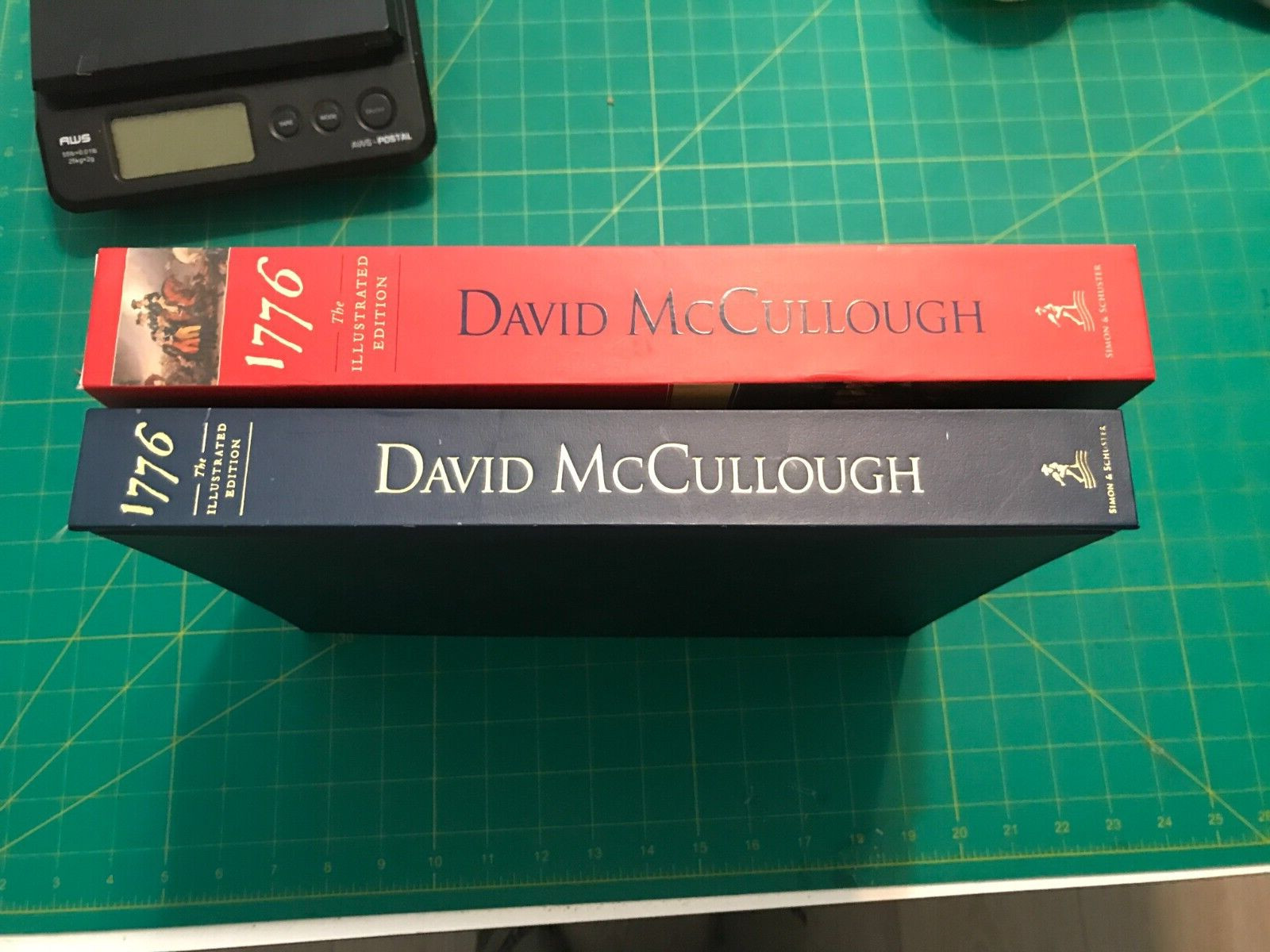 1776 SIGNED by David McCullough – Thank You Note Loosely Laid In