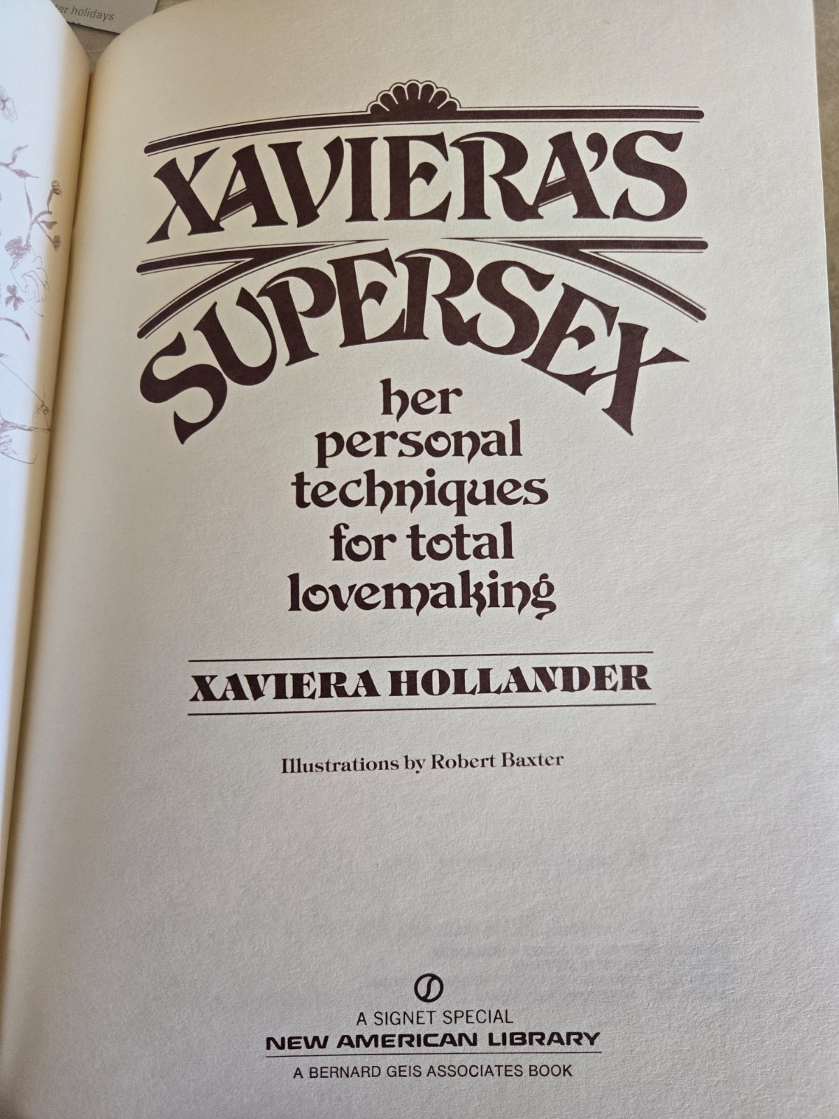2 Vintage Sex Advice Books 60s/70s: Xaviera’s Supersex & Forbidden Sex. BEHAVIOR