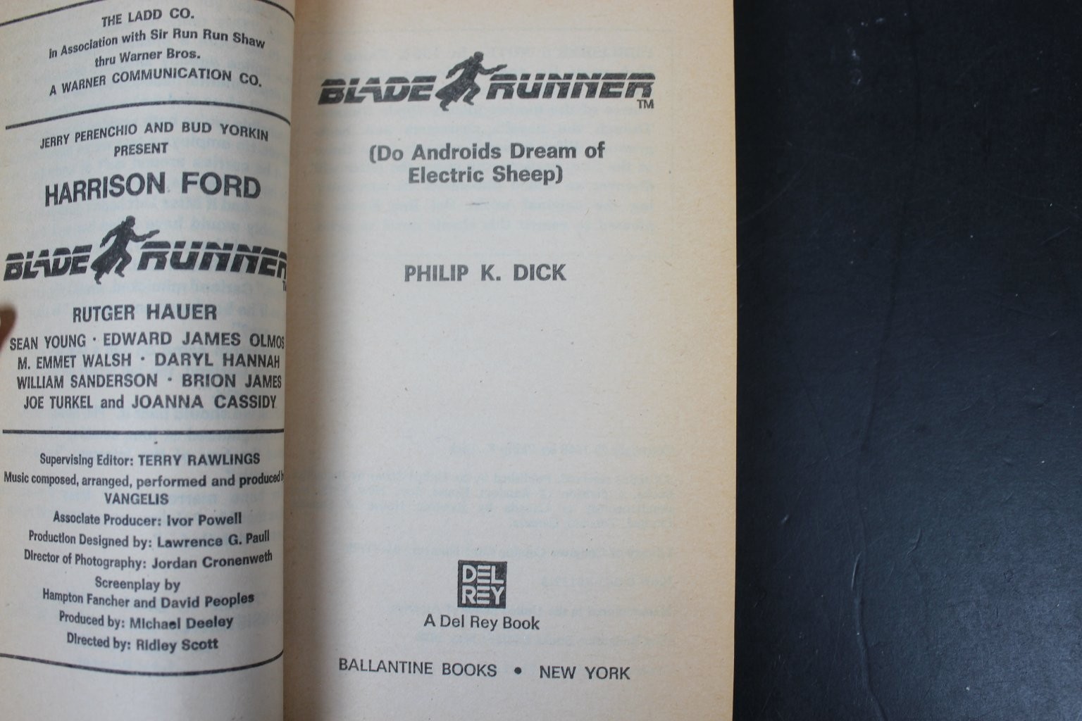 Blade Runner Do Androids Dream of Electric Sheep Philip K. Dick 1982 Science PB