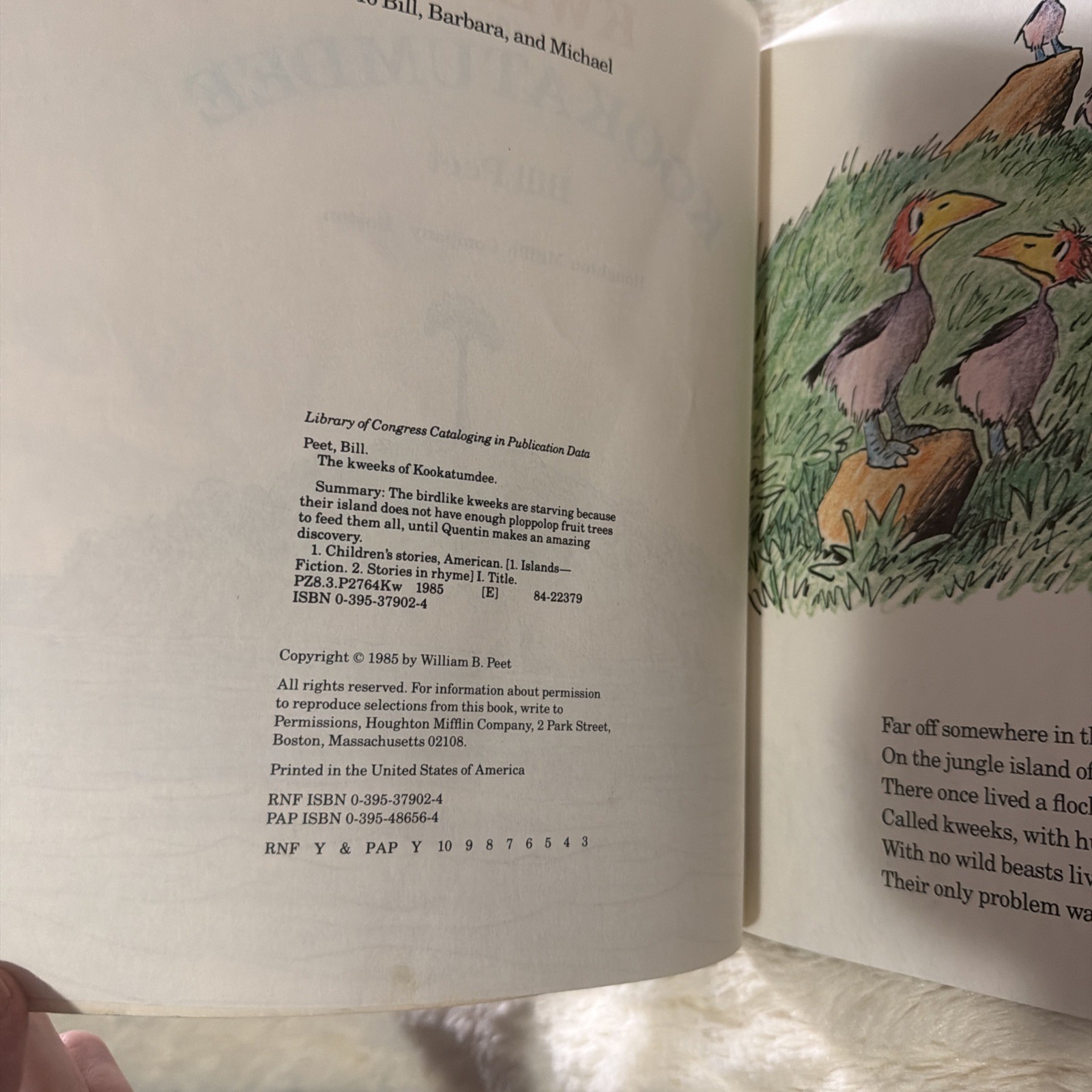 The Kweeks of Kookatumdee – Library Binding, by Peet Bill – Acceptable